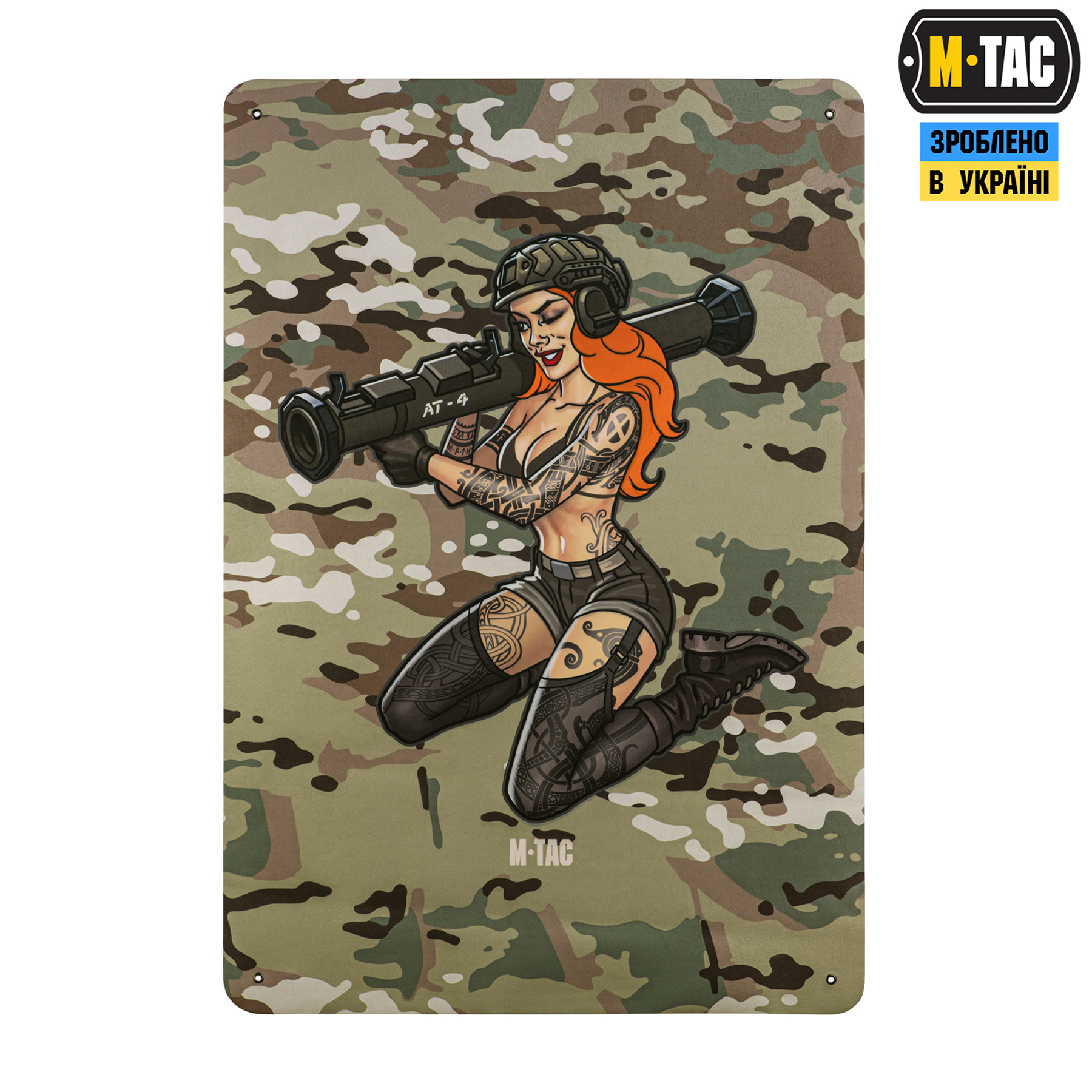 M-Tac панель для нашивок Tactical girl AT-4 900x1300 MC M-Tac панель для нашивок Tactical girl AT-4 900x1300 MC - Зображення 2