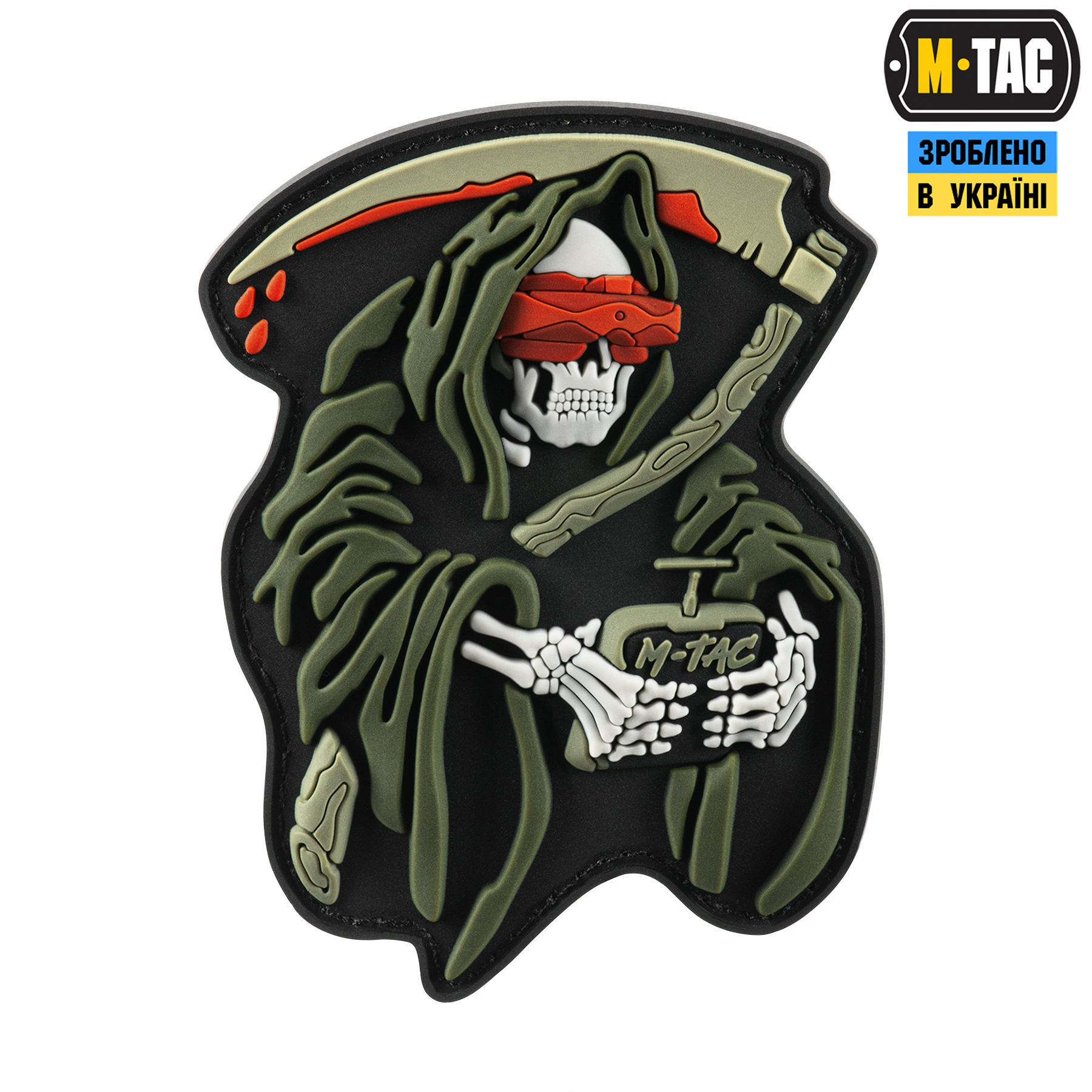 M-Tac нашивка FPV Operator PVC Black/Olive M-Tac нашивка FPV Operator PVC Black/Olive