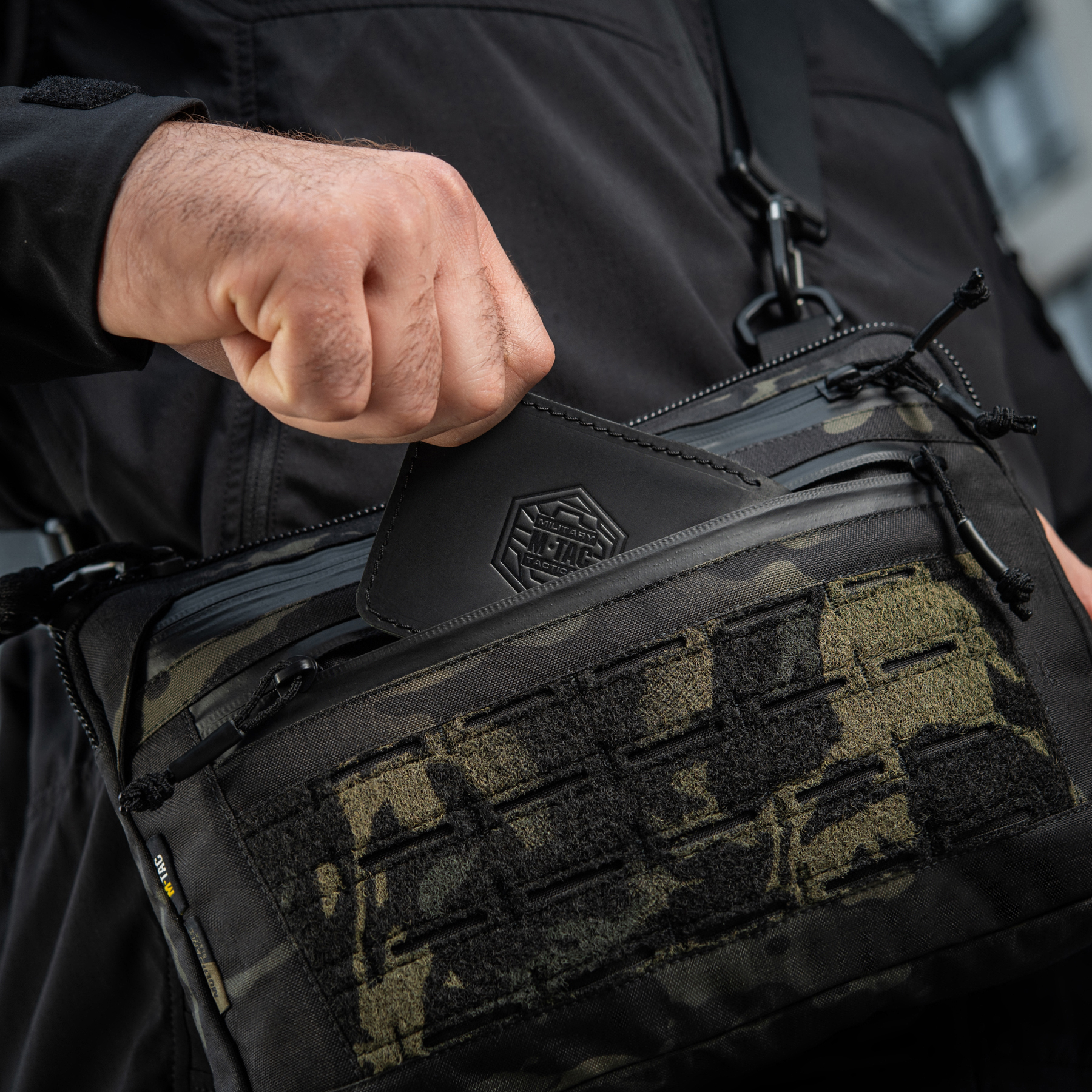M-Tac сумка Admin Bag Medium Elite з липучкою Multicam Black/Black M-Tac сумка Admin Bag Medium Elite з липучкою Multicam Black/Black - Зображення 25