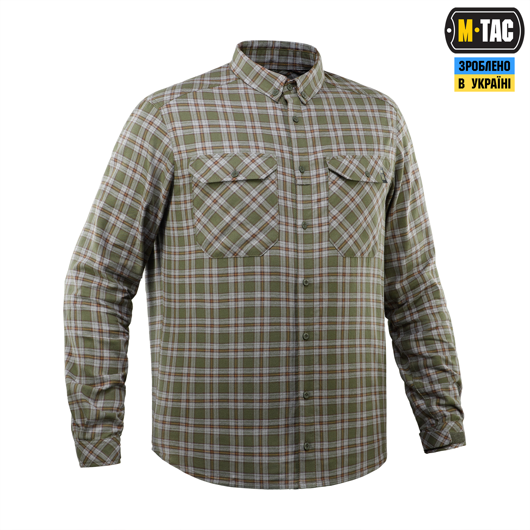 M-Tac сорочка Lumberjack Cotton Shirt Olive/Grey M-Tac сорочка Lumberjack Cotton Shirt Olive/Grey - Зображення 3
