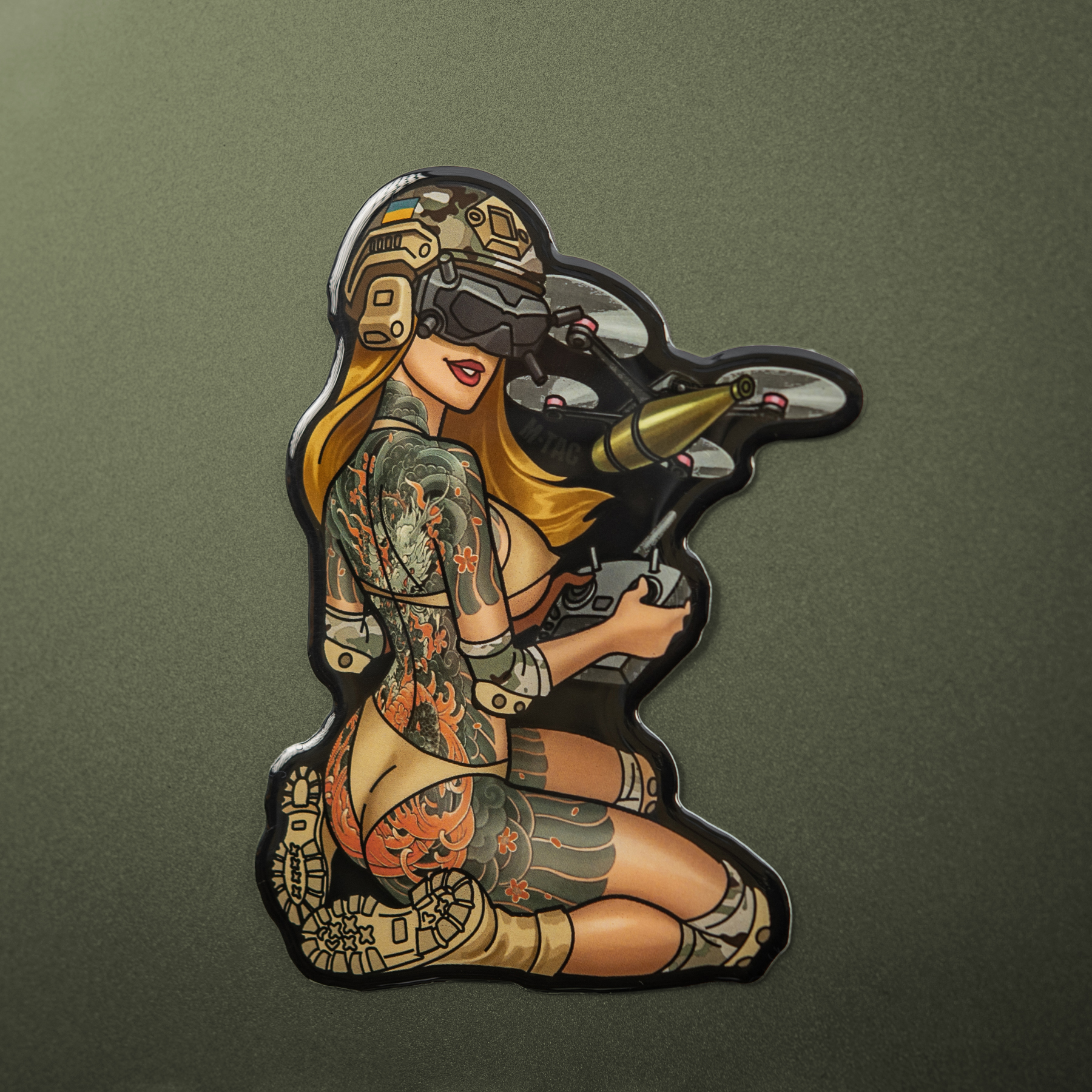 M-Tac наклейка Tactical girl №6 Якудза M-Tac наклейка Tactical girl №6 Якудза - Зображення 7