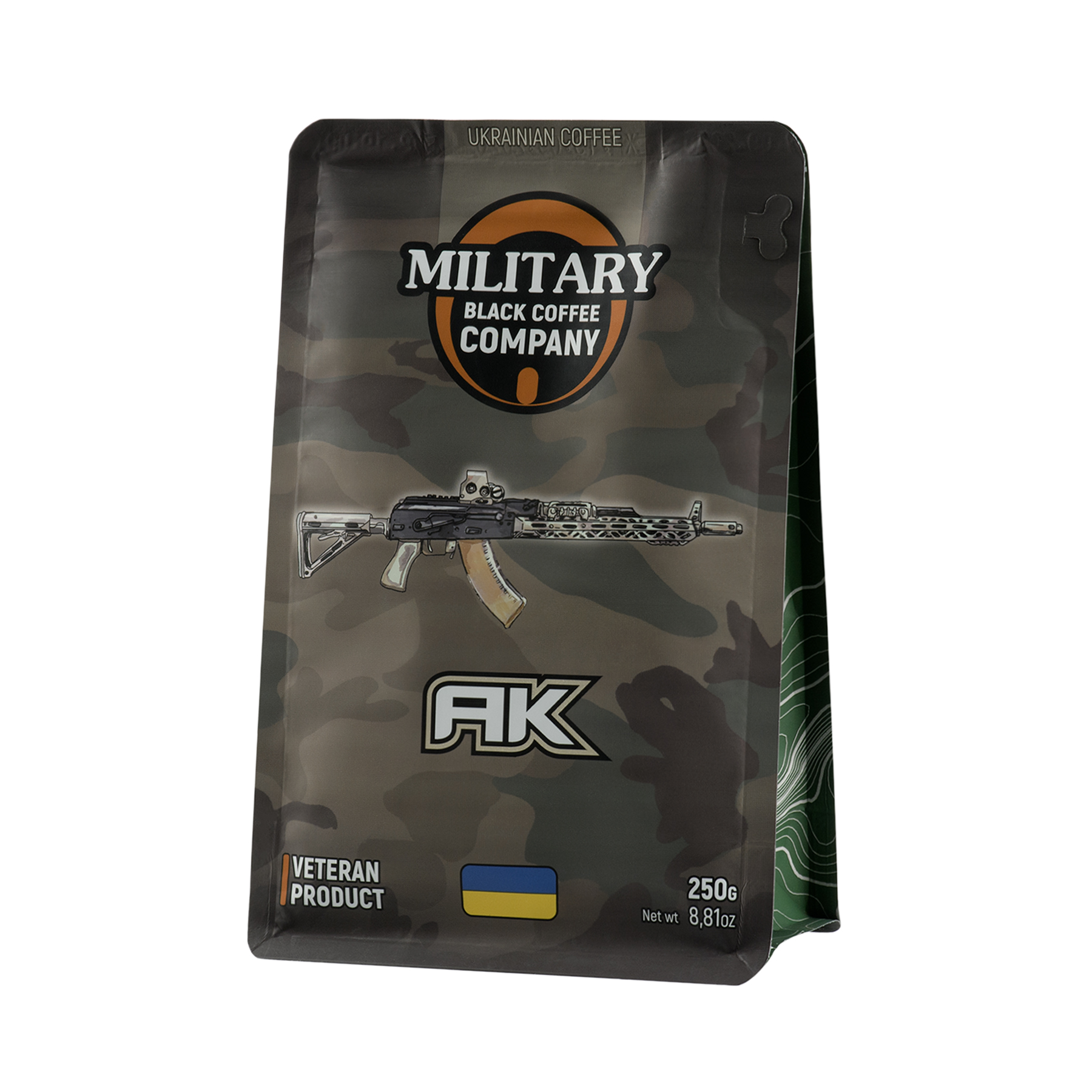 Military Black Coffee Company меленаа AK-Бразілія Бурбон Military Black Coffee Company меленаа AK-Бразілія Бурбон