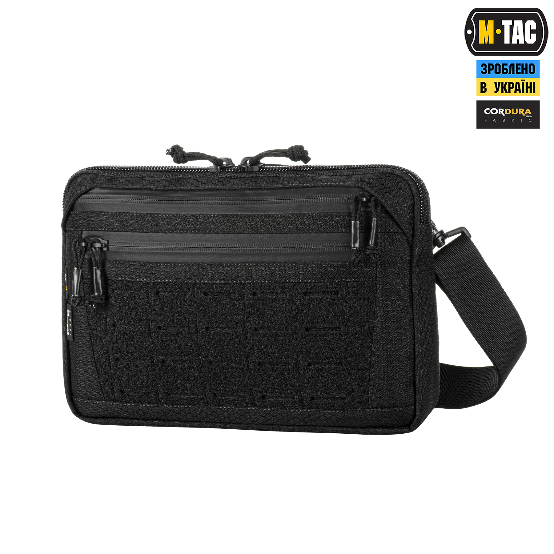 M-Tac сумка Admin Bag Medium Elite з липучкою Hex Black M-Tac сумка Admin Bag Medium Elite з липучкою Hex Black