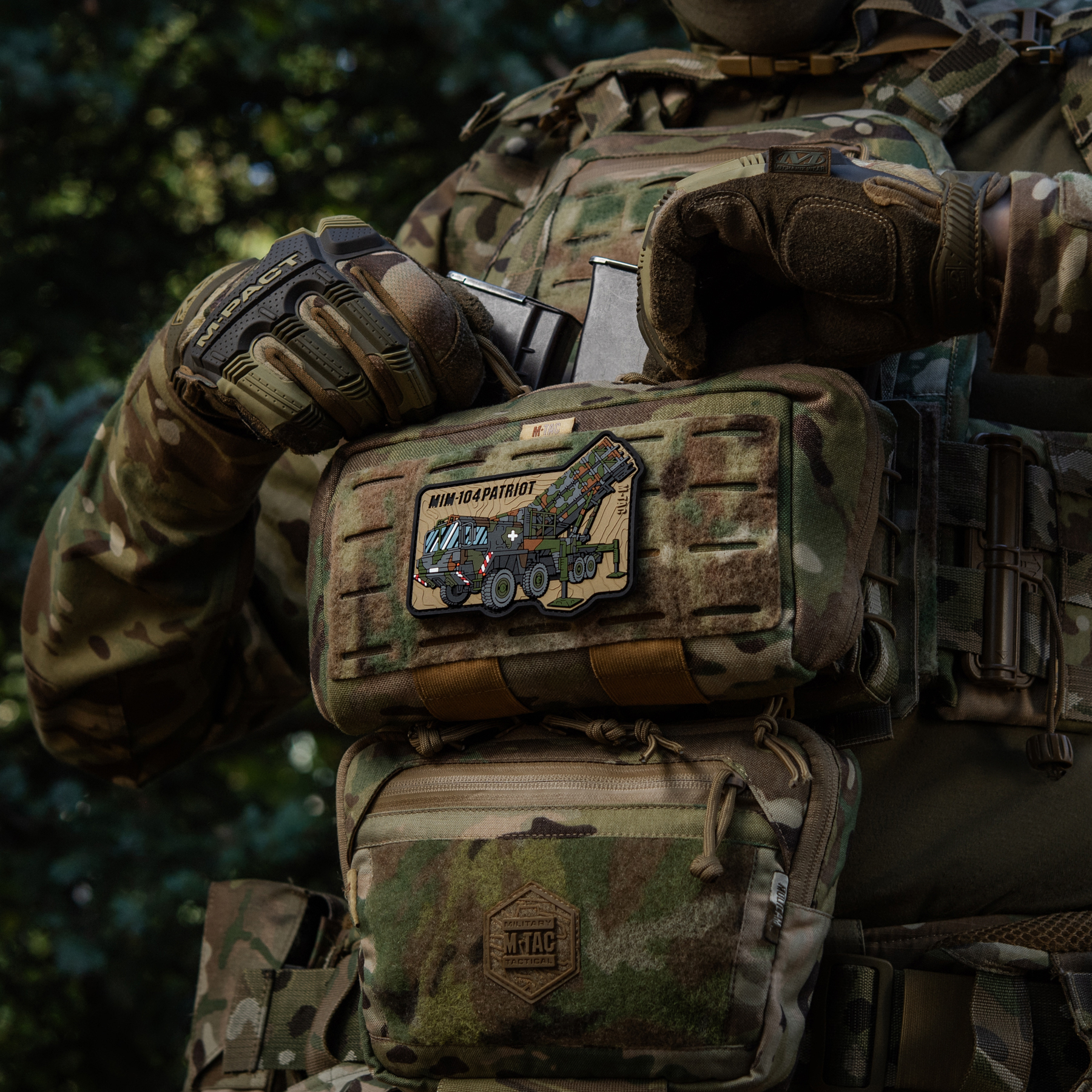M-Tac нашивка MIM-104 Patriot (PVC) M-Tac нашивка MIM-104 Patriot (PVC) - Зображення 12