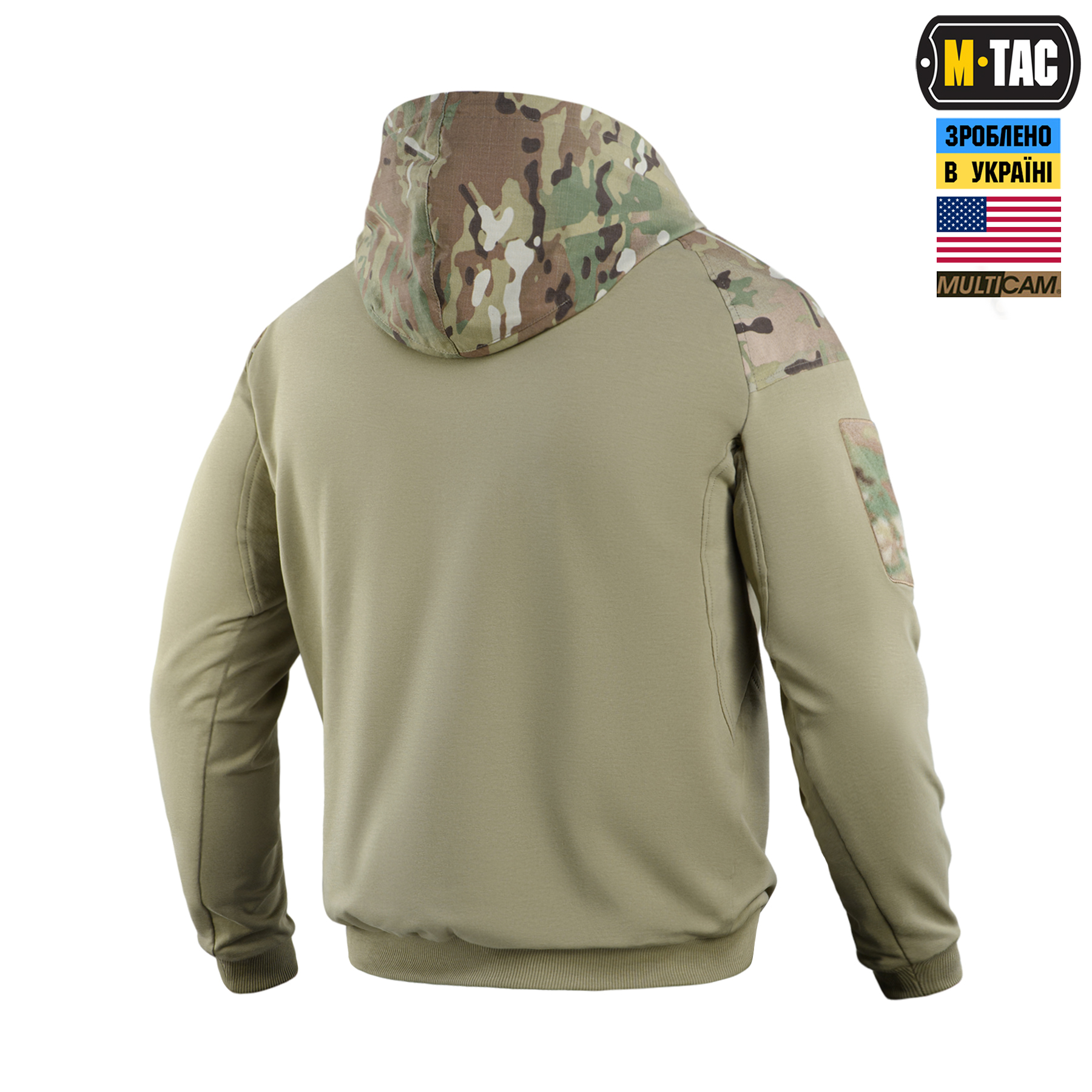 M-Tac кофта Hoodie Combat Multicam/Tan M-Tac кофта Hoodie Combat Multicam/Tan - Зображення 4