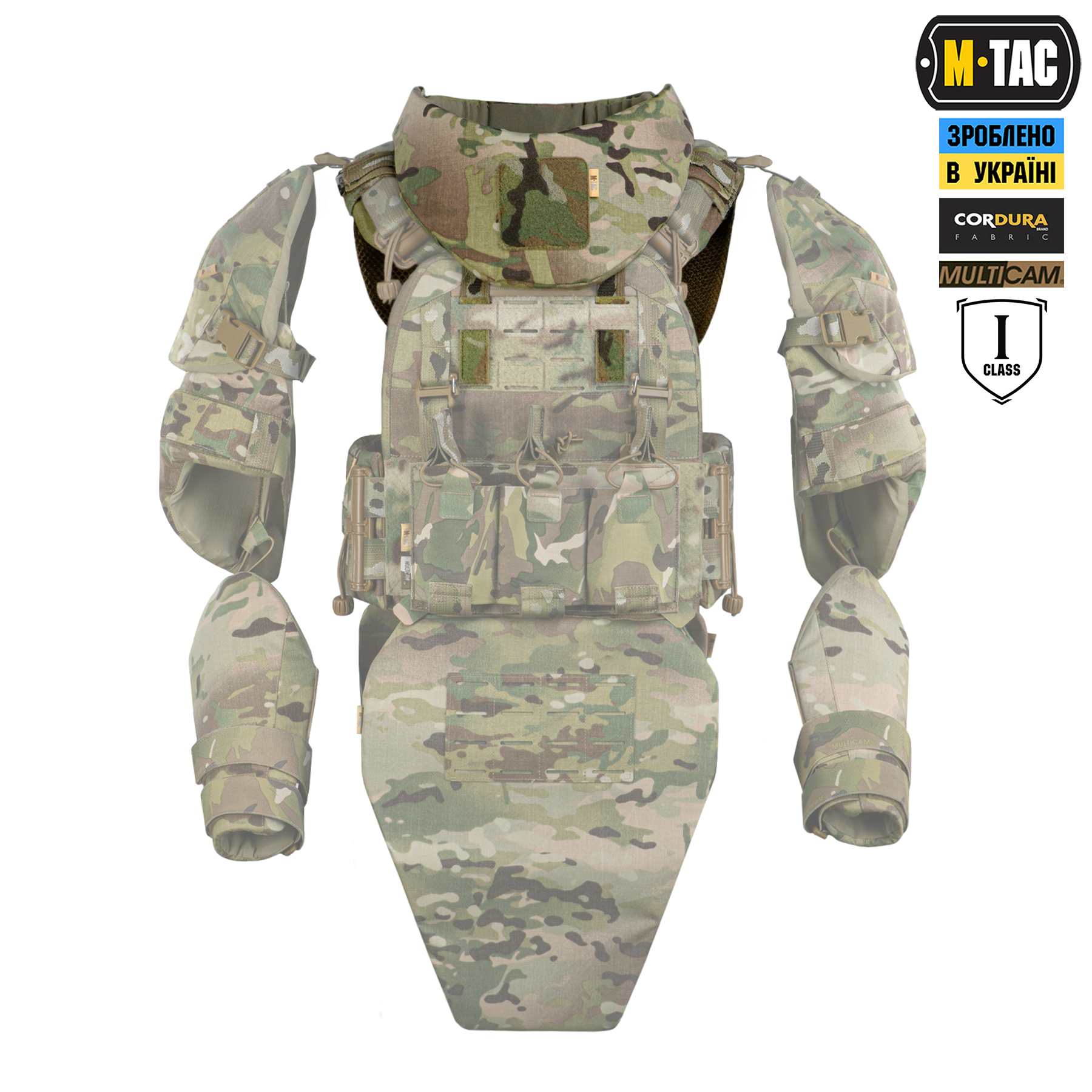 M-Tac Горжет з балістичними пакетами 1 клас захисту Elite Gen.II Multicam M-Tac Горжет з балістичними пакетами 1 клас захисту Elite Gen.II Multicam — изображение 17