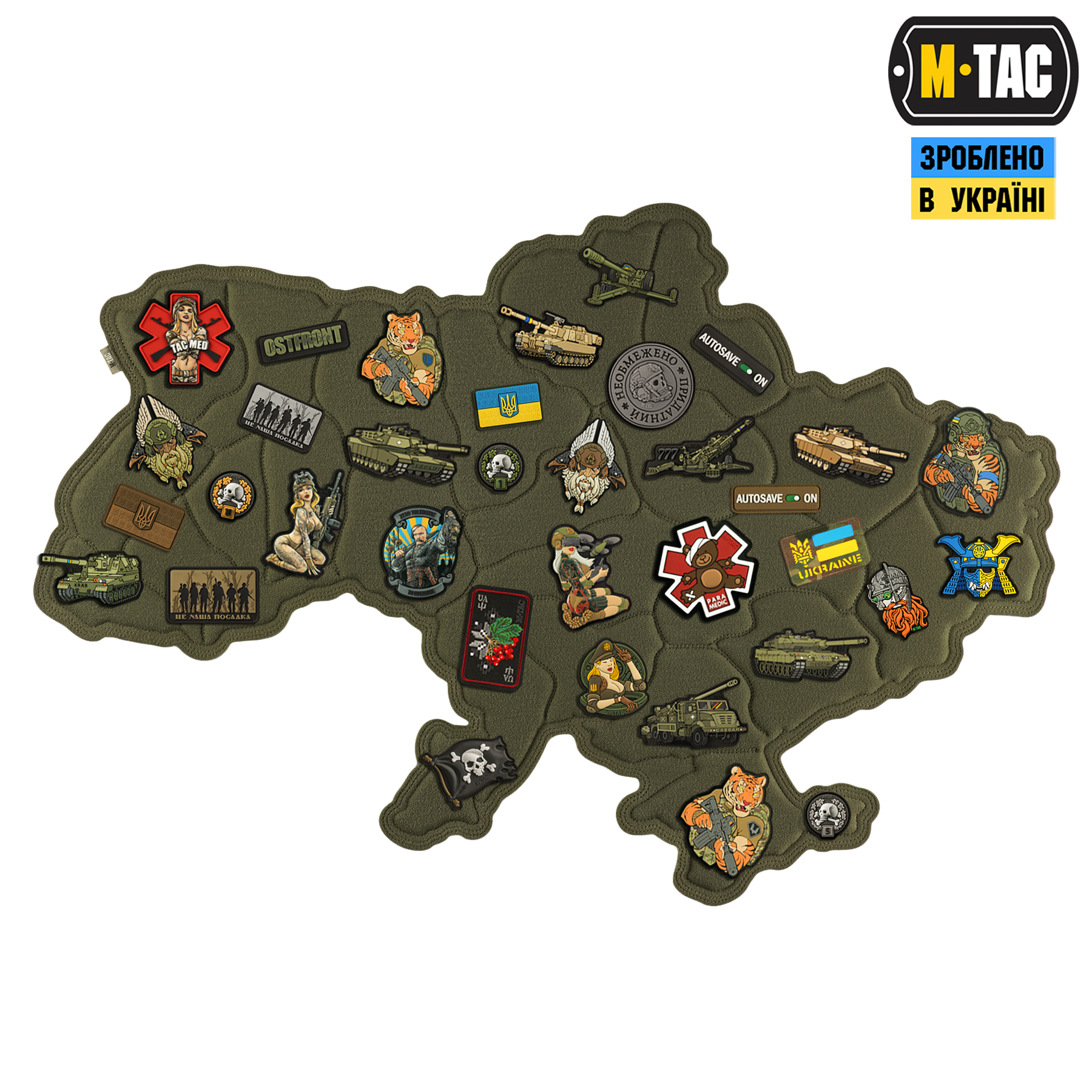 M-Tac панель для нашивок Мапа України Ranger Green M-Tac панель для нашивок Мапа України Ranger Green