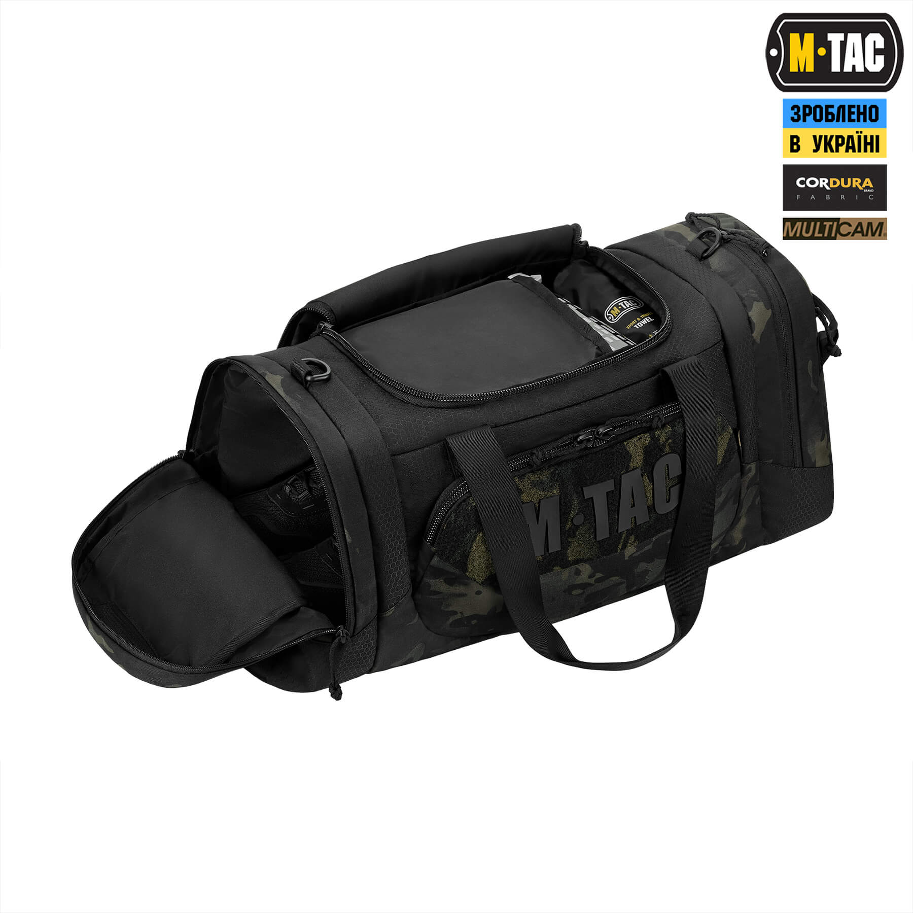 M-Tac сумка-баул Sport 38л Elite Multicam Black M-Tac сумка-баул Sport 38л Elite Multicam Black - Зображення 7