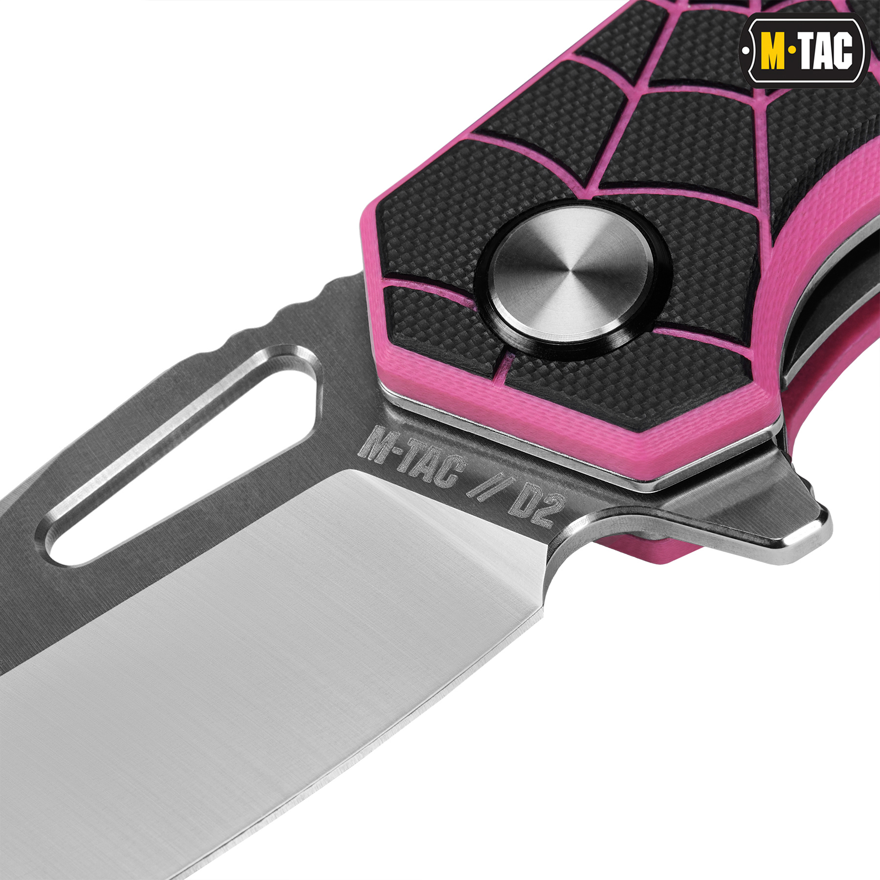 M-Tac ніж складний Type 12 Spider Web Black/Pink/Steel M-Tac ніж складний Type 12 Spider Web Black/Pink/Steel - Зображення 7