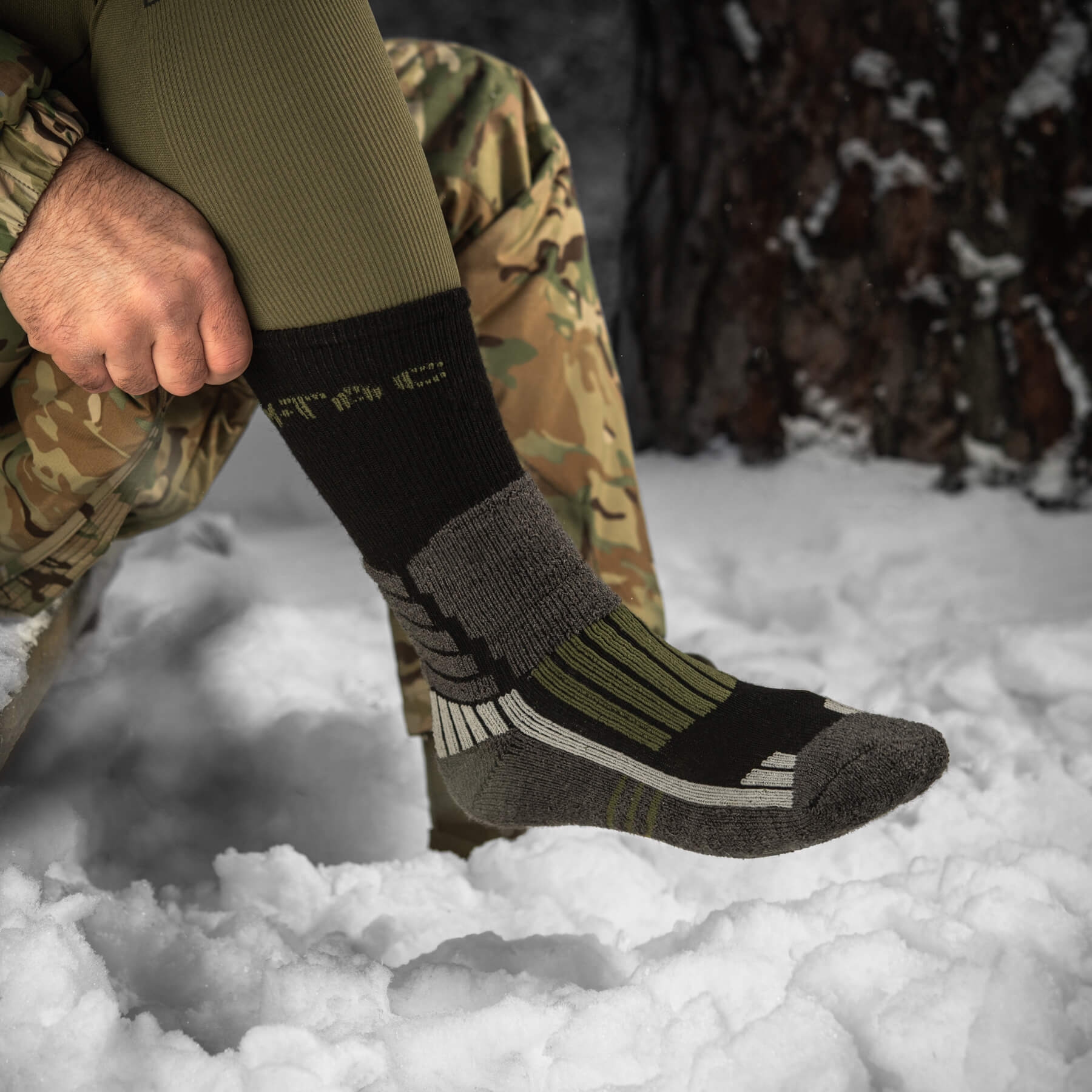 M-Tac шкарпетки Merino Trekking Olive M-Tac шкарпетки Merino Trekking Olive - Зображення 9
