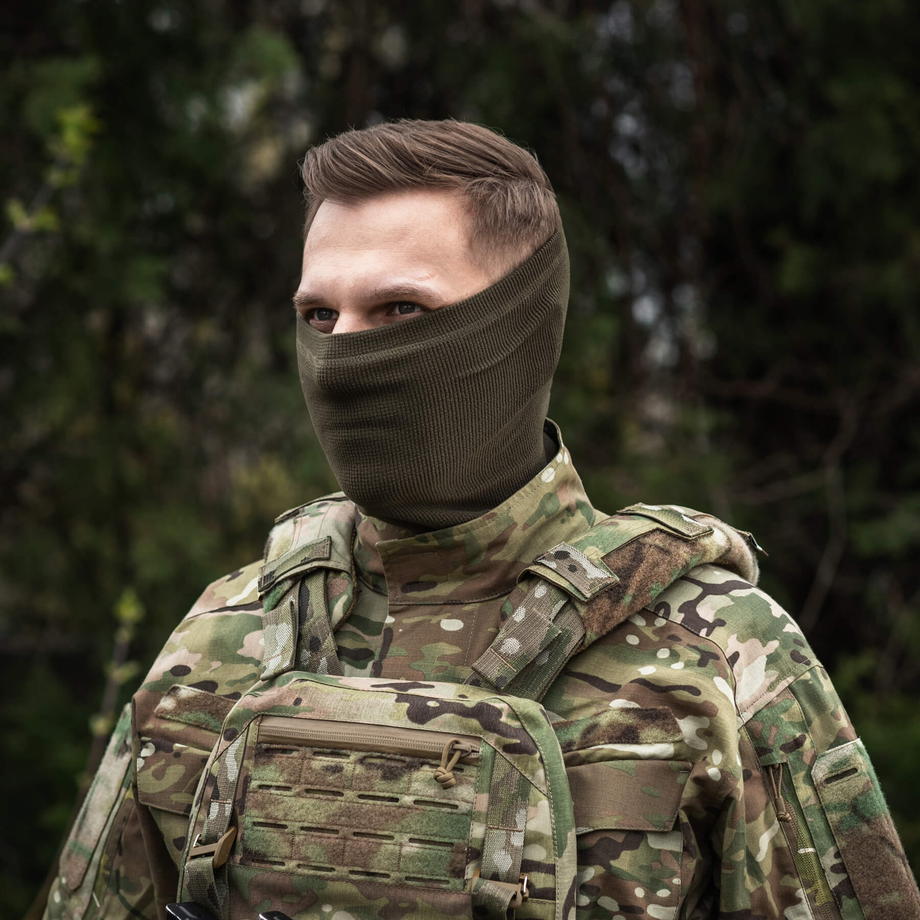M-Tac шарф-труба мікрофліс ріп-стоп Dark Olive M-Tac шарф-труба мікрофліс ріп-стоп Dark Olive - Зображення 5