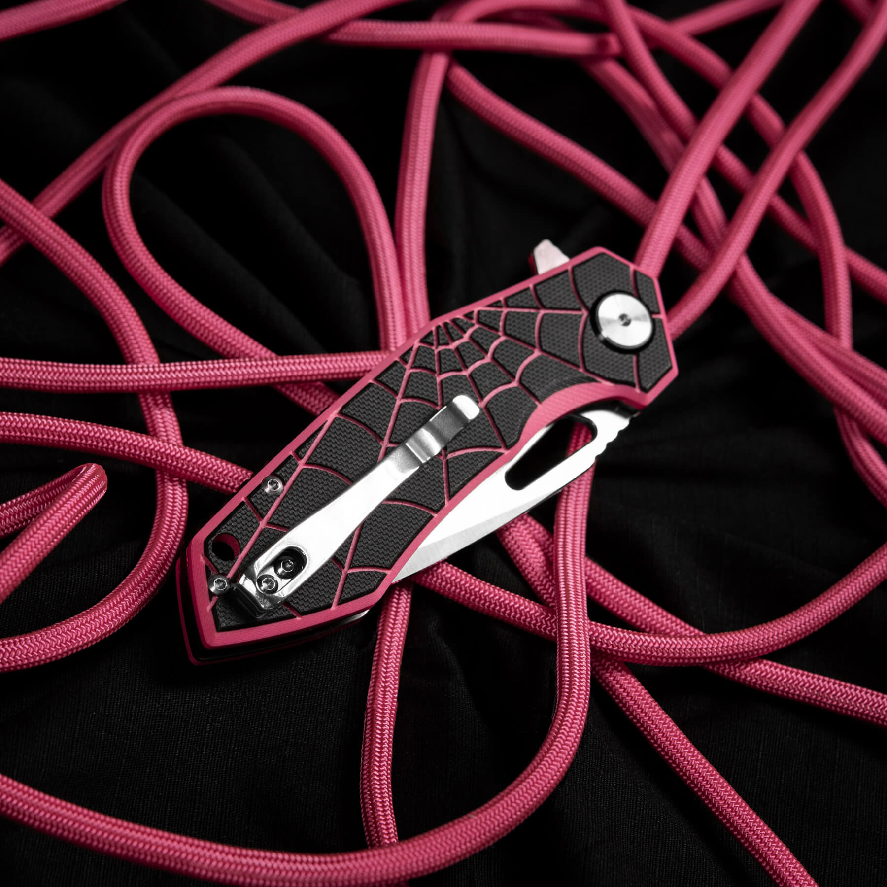 M-Tac ніж складний Type 12 Spider Web Black/Pink/Steel M-Tac ніж складний Type 12 Spider Web Black/Pink/Steel - Зображення 13
