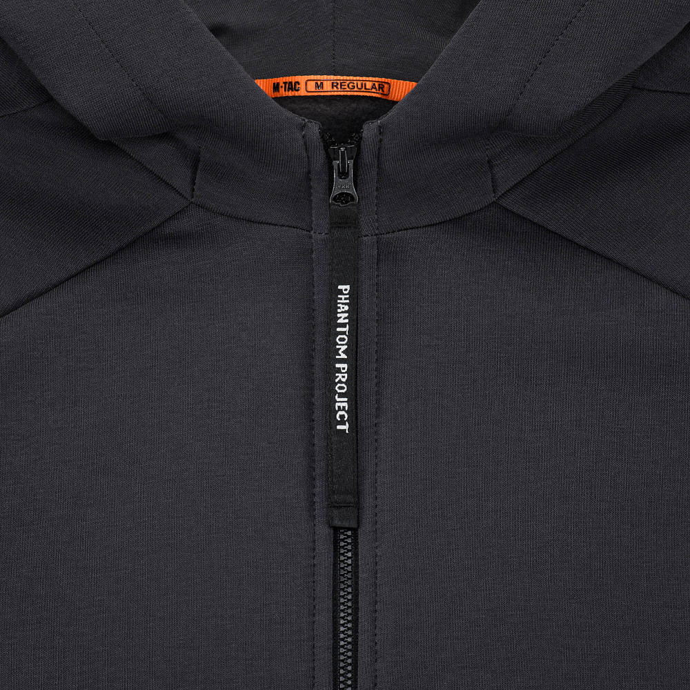 Phantom Project/M-Tac кофта Hoodie Zipper semi-raglan PE Dark Grey Phantom Project/M-Tac кофта Hoodie Zipper semi-raglan PE Dark Grey — изображение 13
