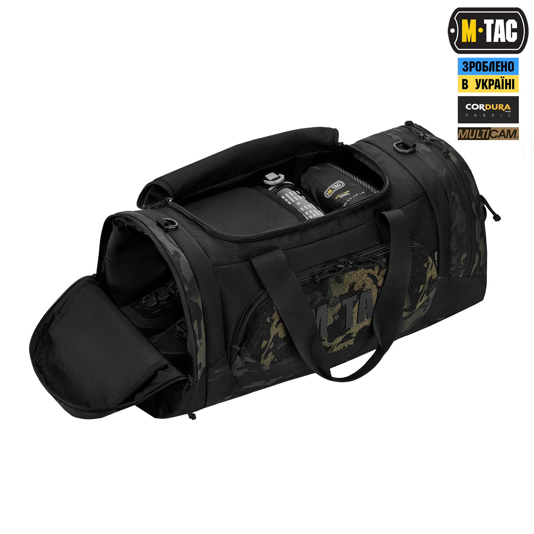 M-Tac сумка-баул Sport 45л Elite Multicam Black M-Tac сумка-баул Sport 45л Elite Multicam Black - Зображення 7