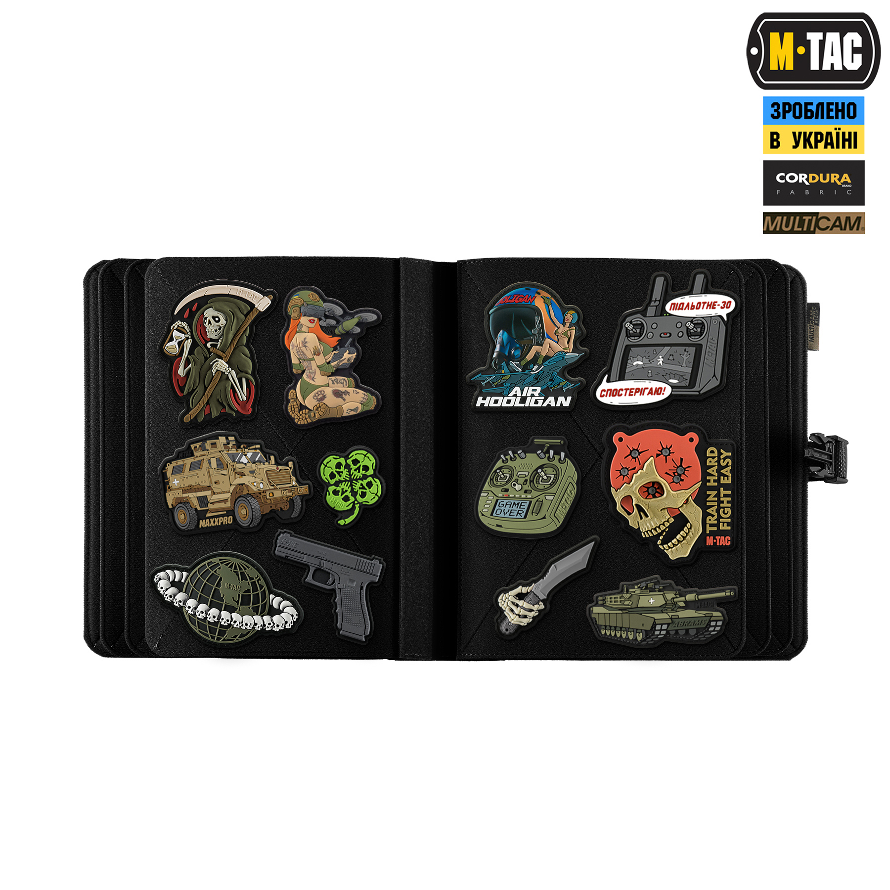 M-Tac альбом Patch Book Elite Multicam Black M-Tac альбом Patch Book Elite Multicam Black - Зображення 6
