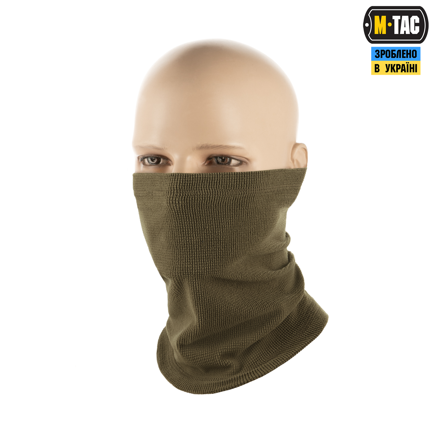M-Tac шарф-труба мікрофліс ріп-стоп Dark Olive M-Tac шарф-труба мікрофліс ріп-стоп Dark Olive