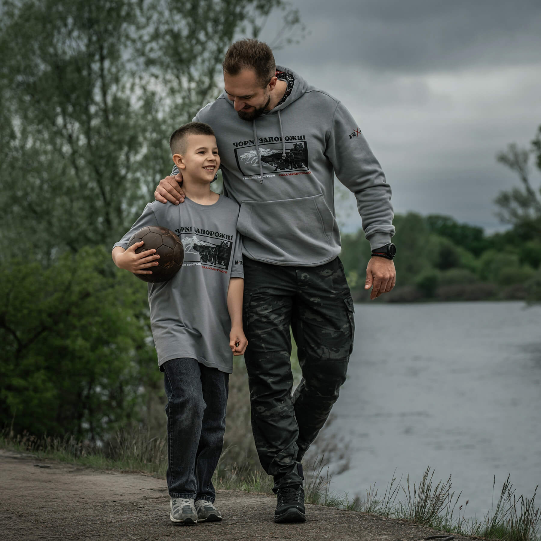 M-Tac кофта Hoodie Чорні Запорожці Cotton Hard Light Grey M-Tac кофта Hoodie Чорні Запорожці Cotton Hard Light Grey — изображение 13