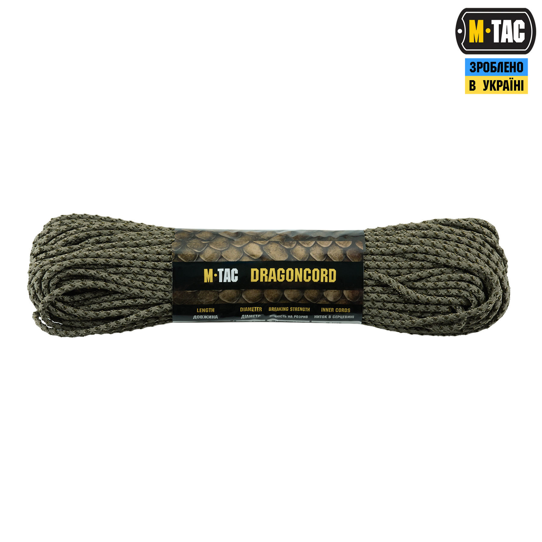 M-Tac паракорд Dragon Cord 30m Tan/Od Green M-Tac паракорд Dragon Cord 30m Tan/Od Green