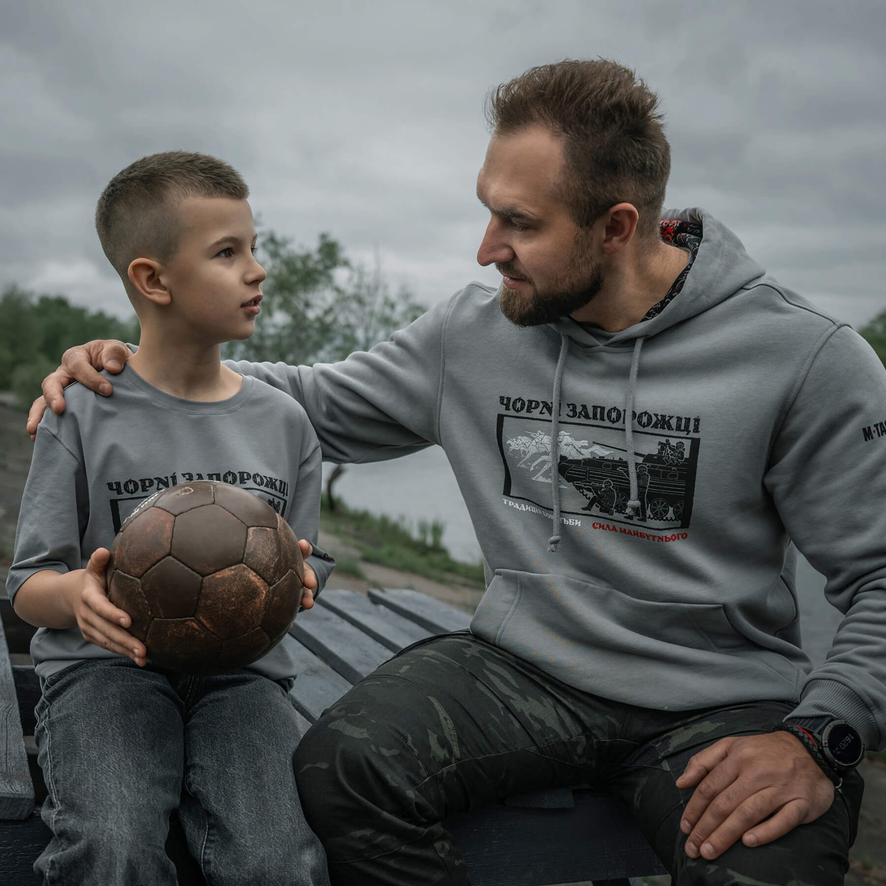 M-Tac кофта Hoodie Чорні Запорожці Cotton Hard Light Grey M-Tac кофта Hoodie Чорні Запорожці Cotton Hard Light Grey — изображение 21