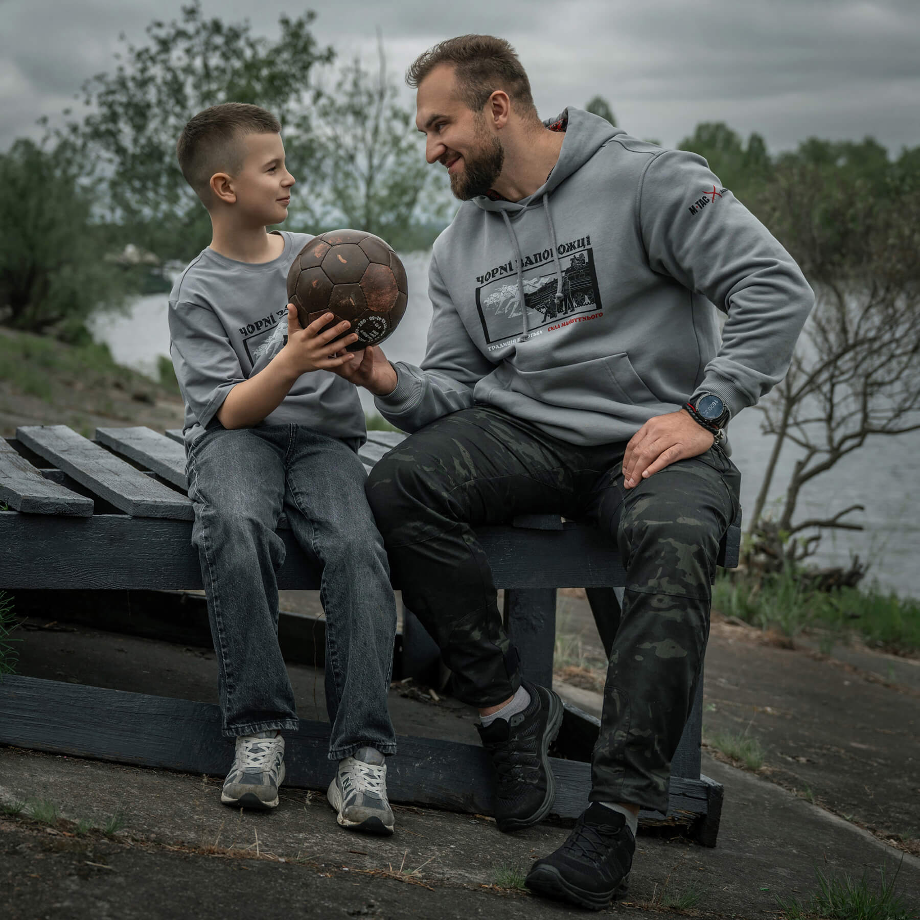 M-Tac кофта Hoodie Чорні Запорожці Cotton Hard Light Grey M-Tac кофта Hoodie Чорні Запорожці Cotton Hard Light Grey — изображение 19