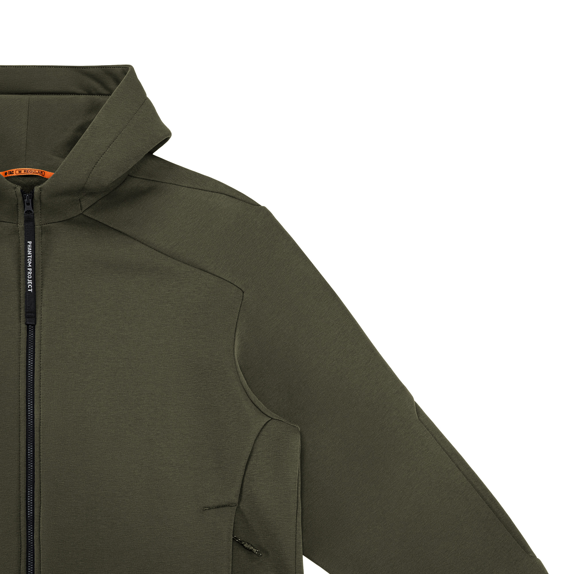 Phantom Project/M-Tac кофта Hoodie Zipper semi-raglan PE Ranger Green Phantom Project/M-Tac кофта Hoodie Zipper semi-raglan PE Ranger Green — изображение 7