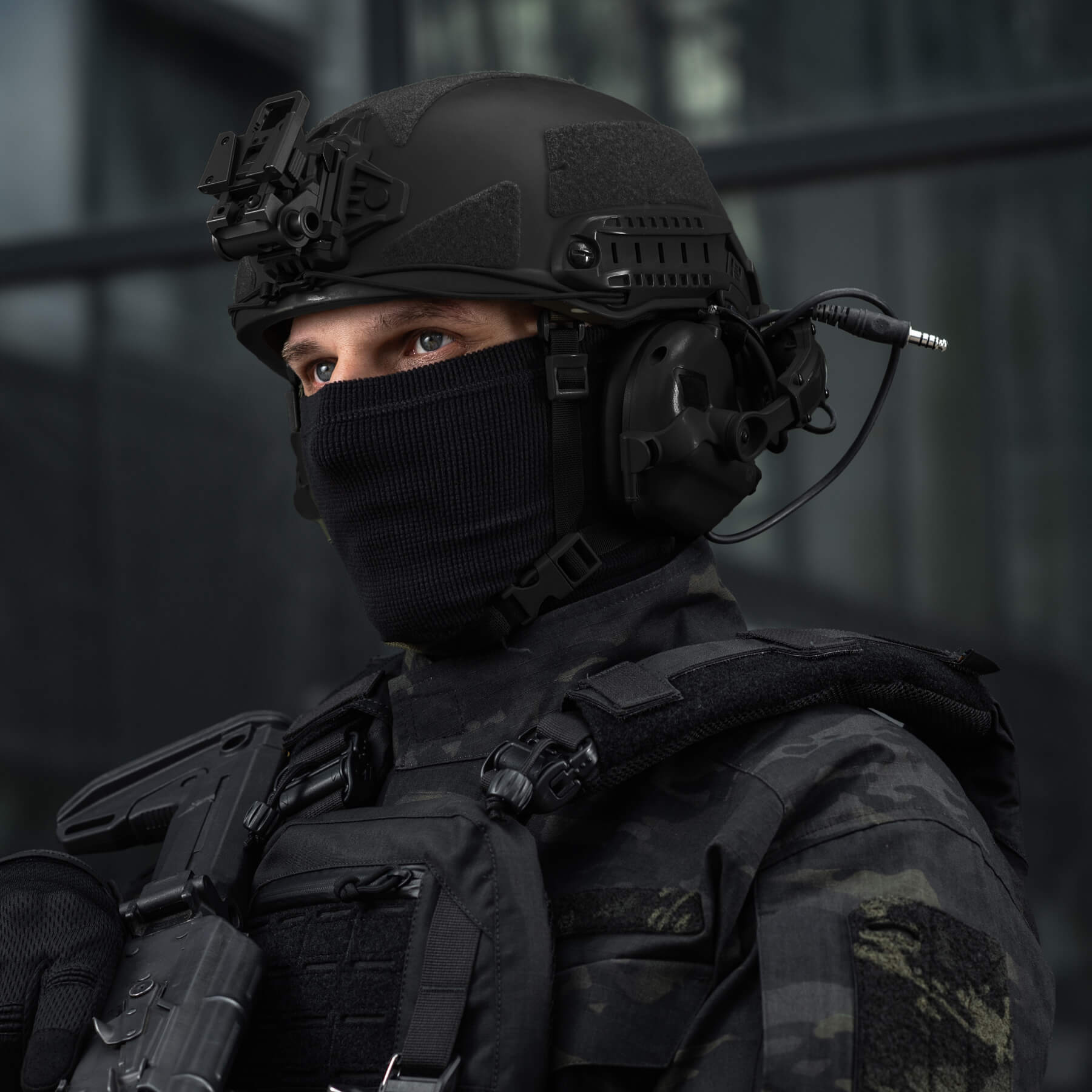 M-Tac шарф-труба анатомічний мікрофліс ріп-стоп Black M-Tac шарф-труба анатомічний мікрофліс ріп-стоп Black - Зображення 14