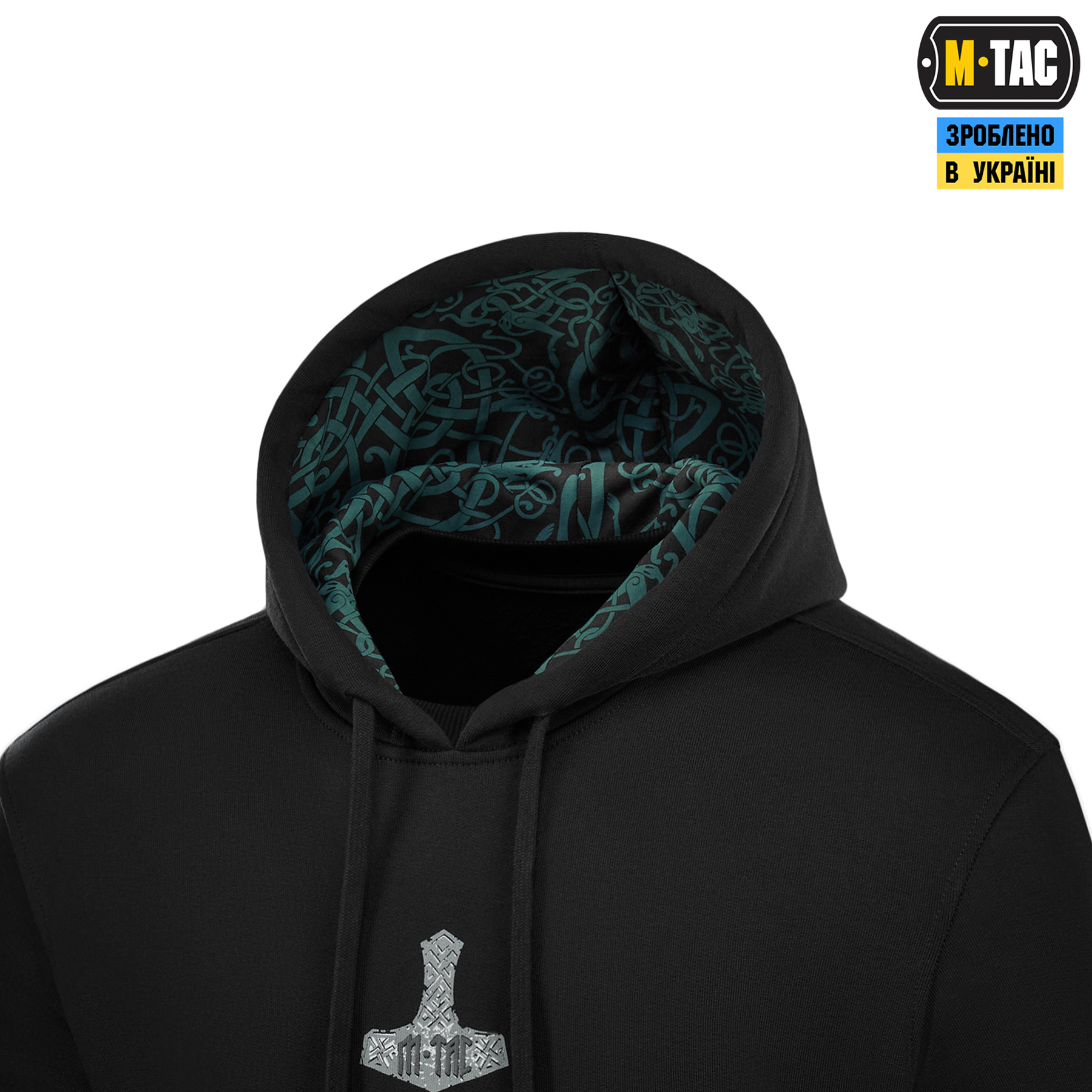 M-Tac кофта Hoodie Ragnarok Cotton Hard Black M-Tac кофта Hoodie Ragnarok Cotton Hard Black — изображение 6
