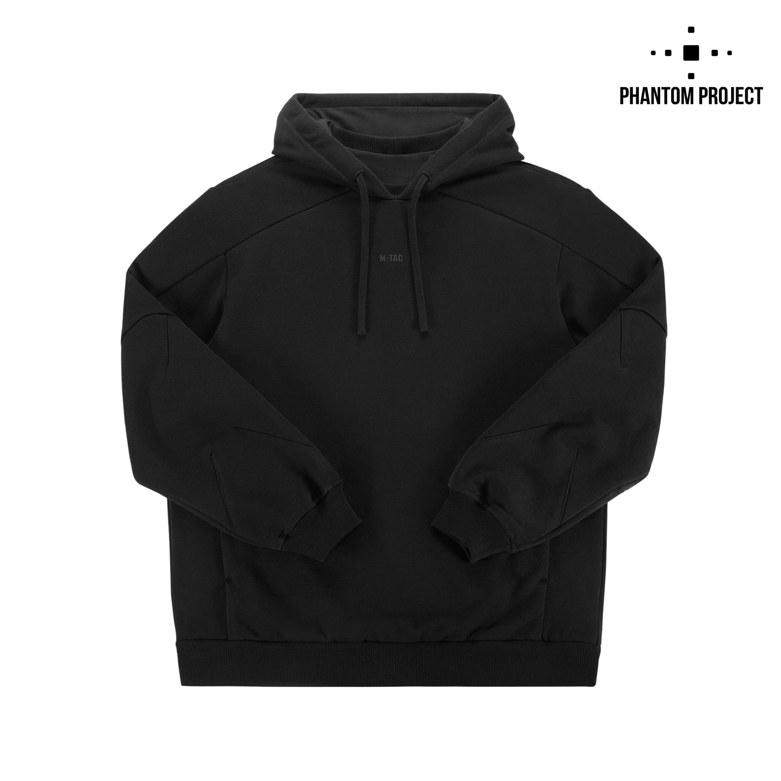 Phantom Project/M-Tac кофта Hoodie Semi-raglan Washed Cotton Black Phantom Project/M-Tac кофта Hoodie Semi-raglan Washed Cotton Black — изображение 3