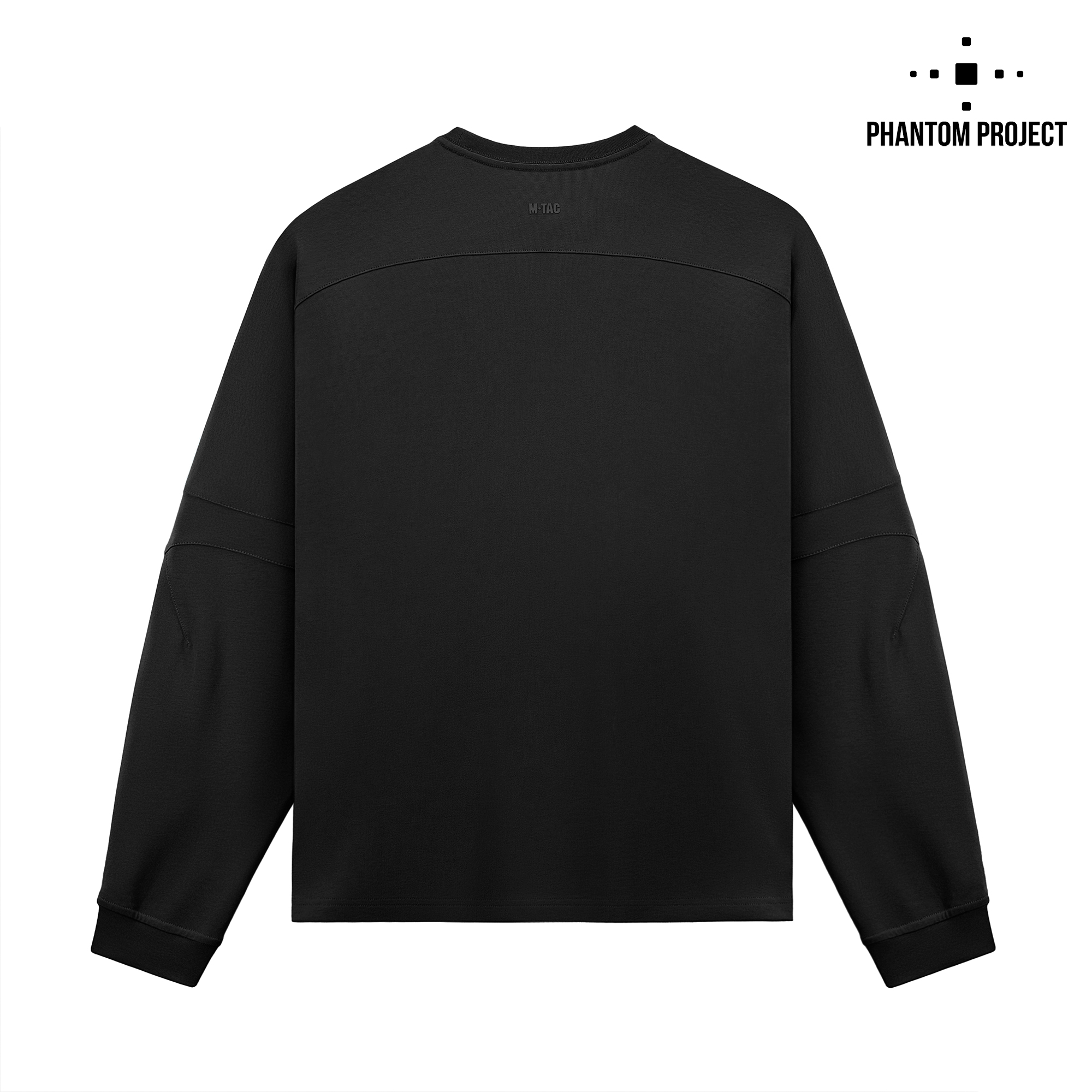 Phantom Project/M-Tac футболка Long Zipper combo Cotton Nylon Black Phantom Project/M-Tac футболка Long Zipper combo Cotton Nylon Black - Зображення 2