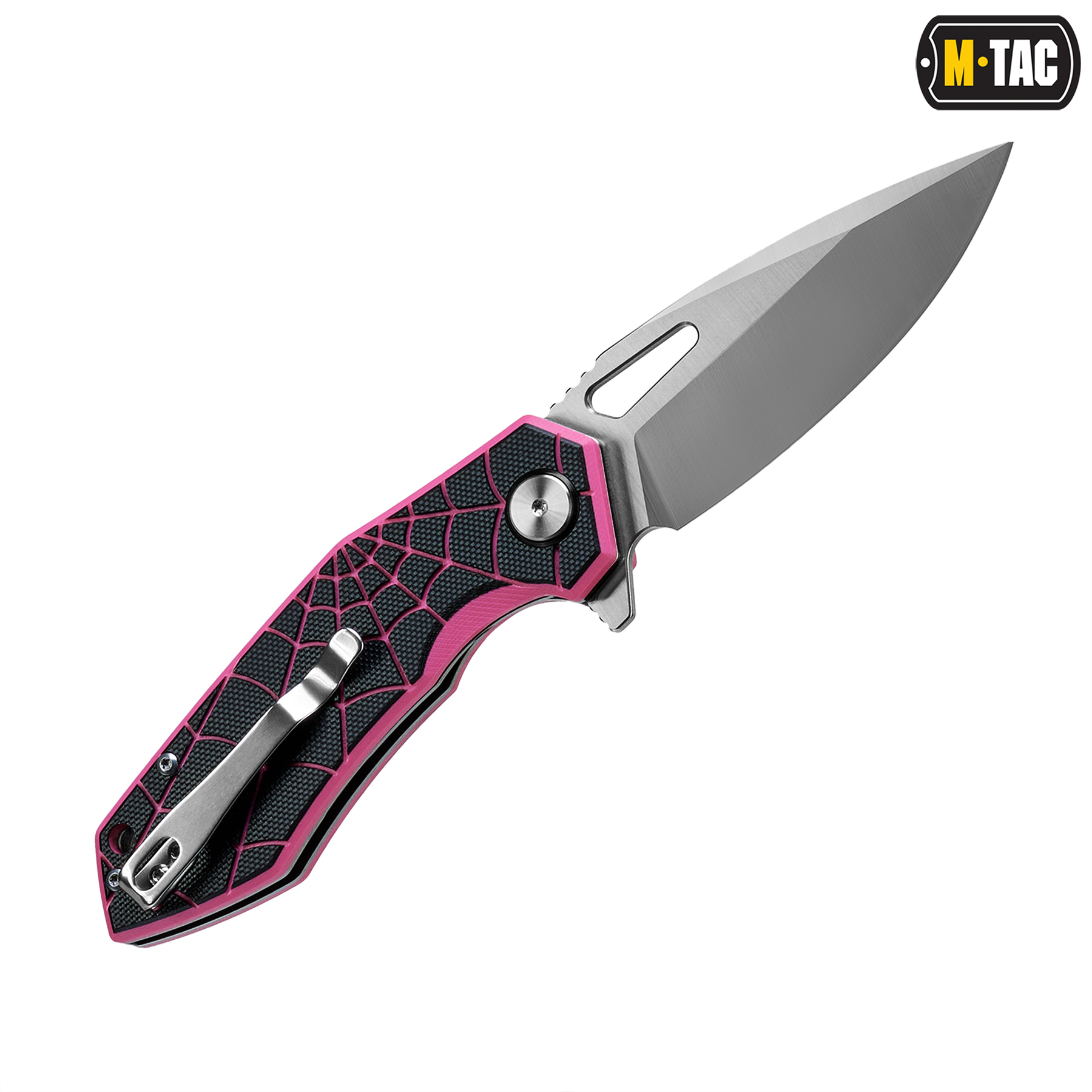 M-Tac ніж складний Type 12 Spider Web Black/Pink/Steel M-Tac ніж складний Type 12 Spider Web Black/Pink/Steel - Зображення 5