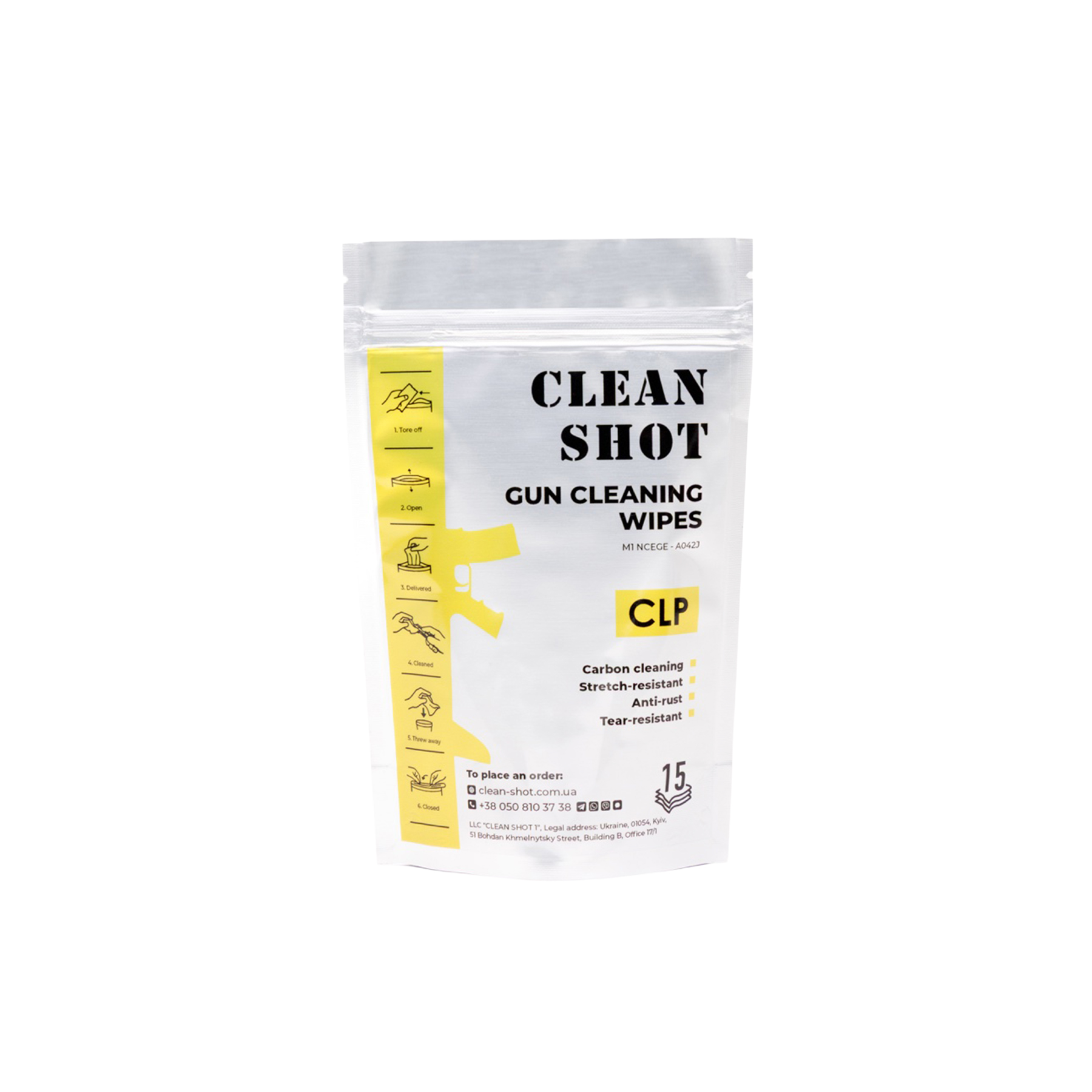 CLP серветка Clean Shot (15 шт) CLP серветка Clean Shot (15 шт)
