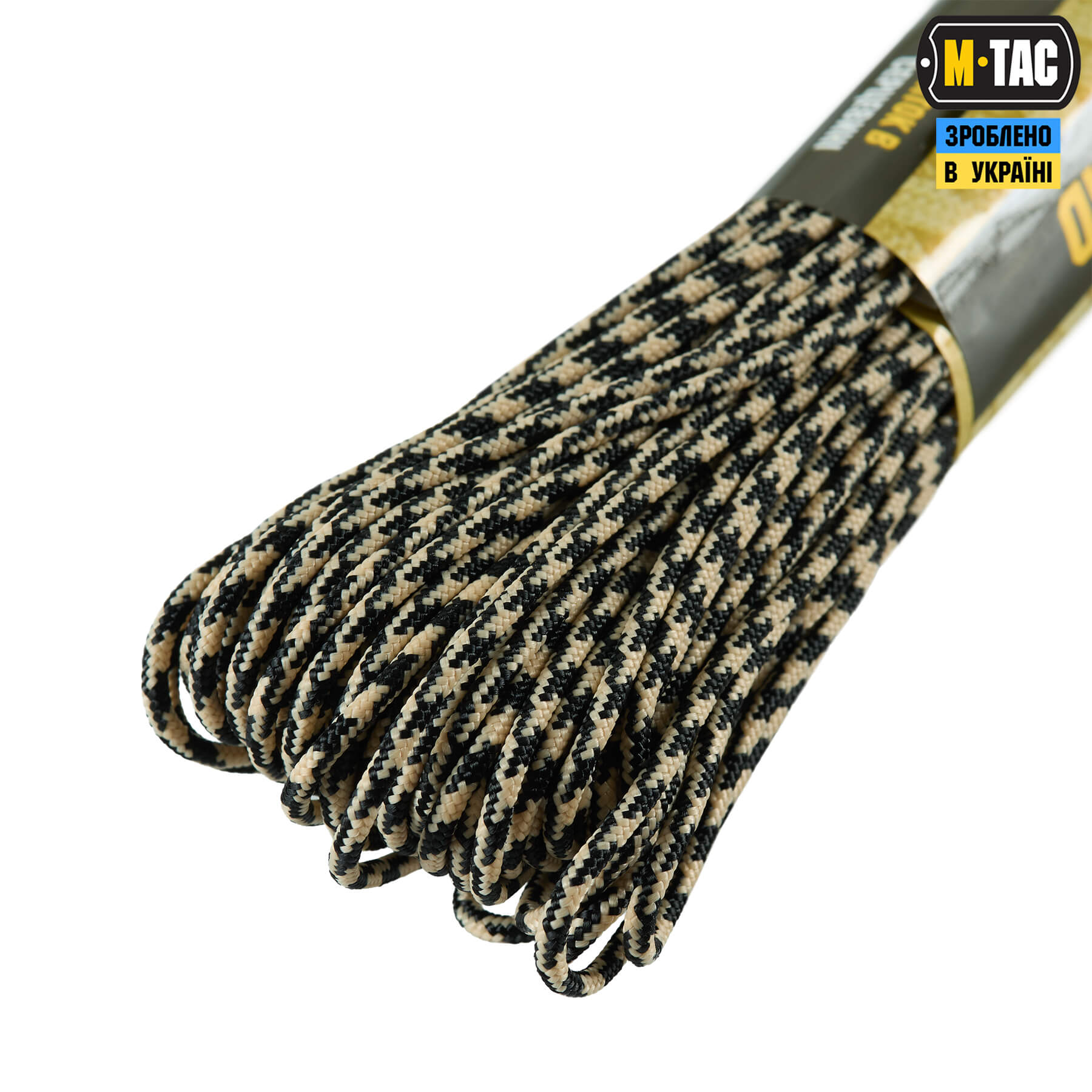 M-Tac паракорд Minicord 30m Black/Sand M-Tac паракорд Minicord 30m Black/Sand - Зображення 3