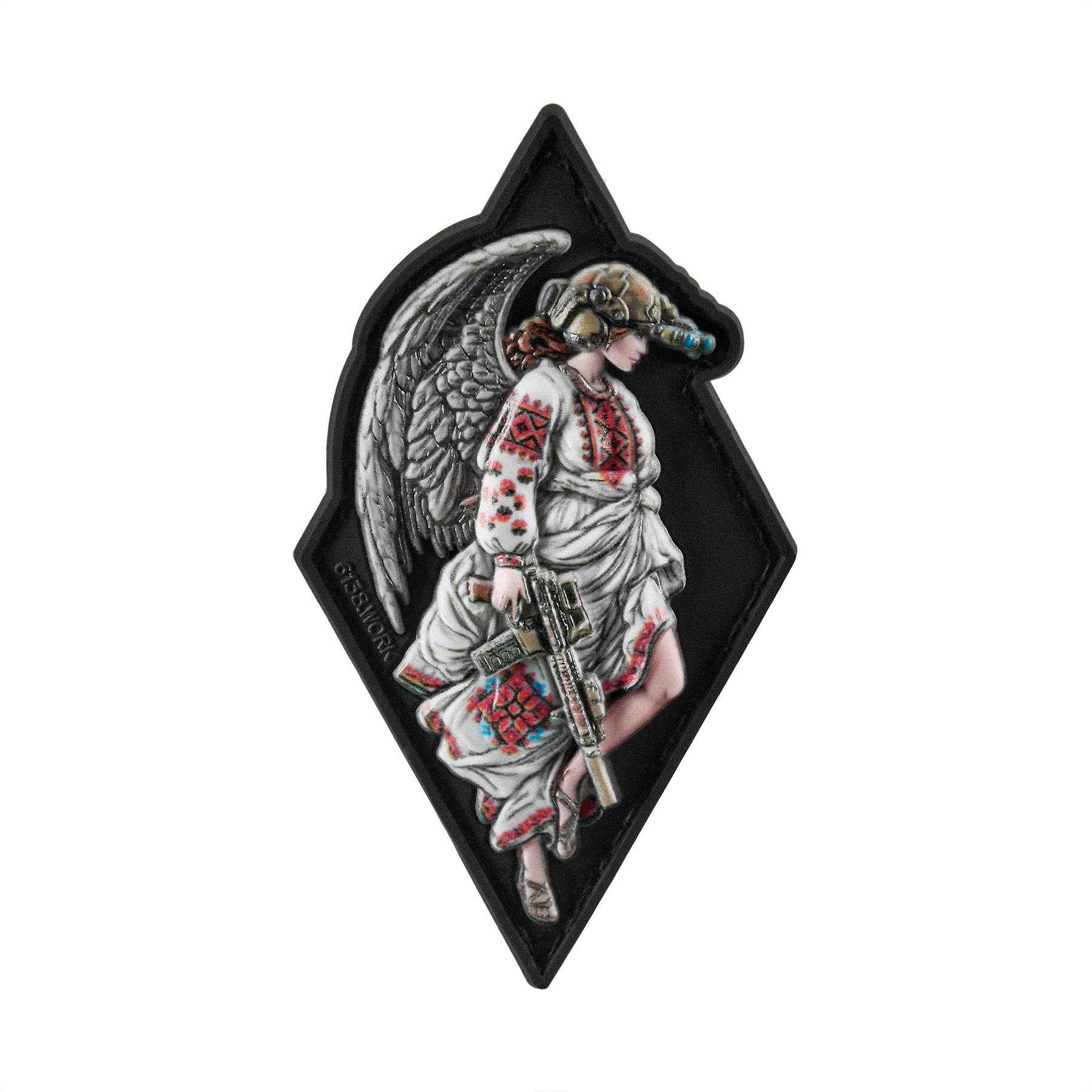 M-Tac нашивка Ukrainian tactical angel PVC M-Tac нашивка Ukrainian tactical angel PVC