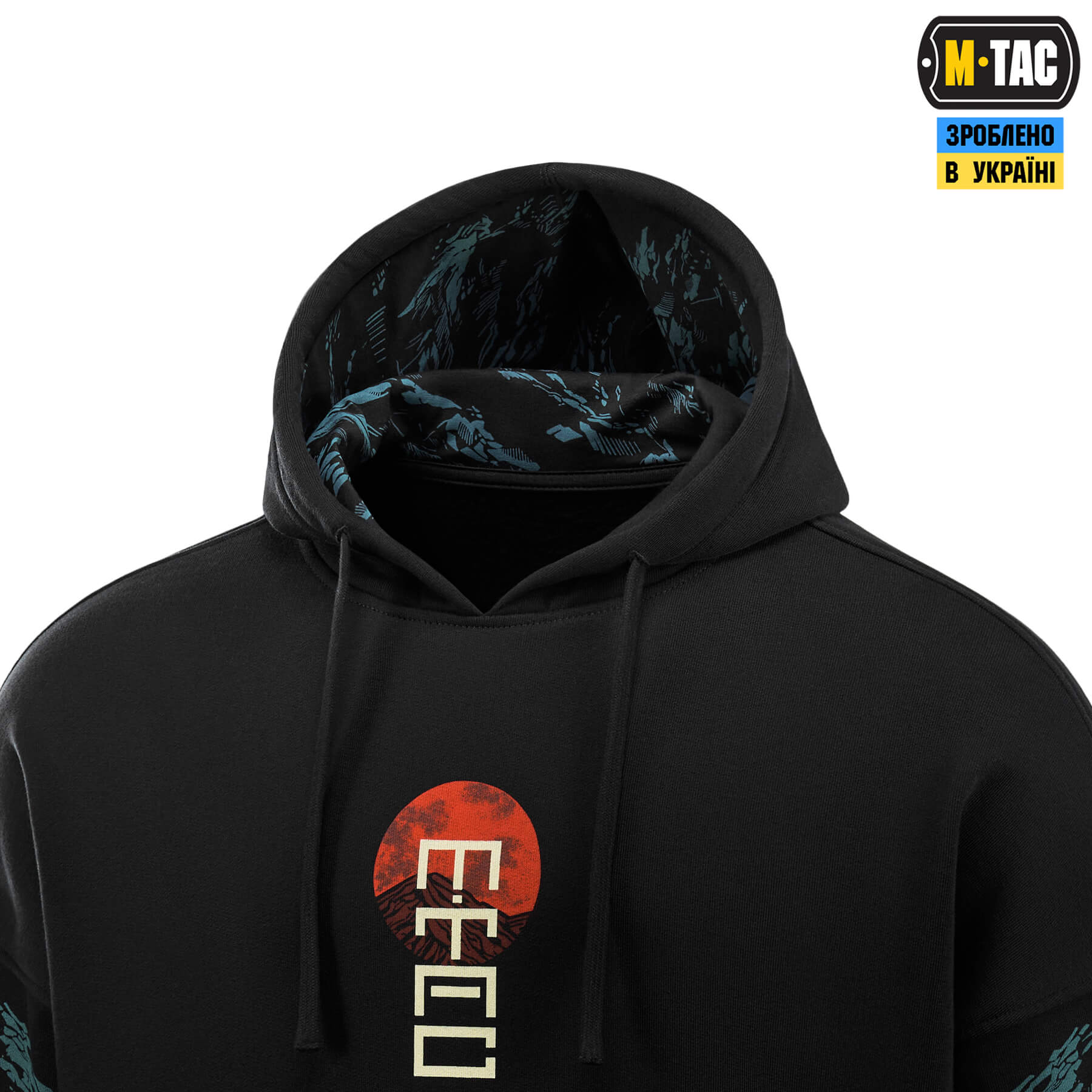 M-Tac кофта Hoodie Two samurai Oversize Cotton Hard Black M-Tac кофта Hoodie Two samurai Oversize Cotton Hard Black — изображение 6