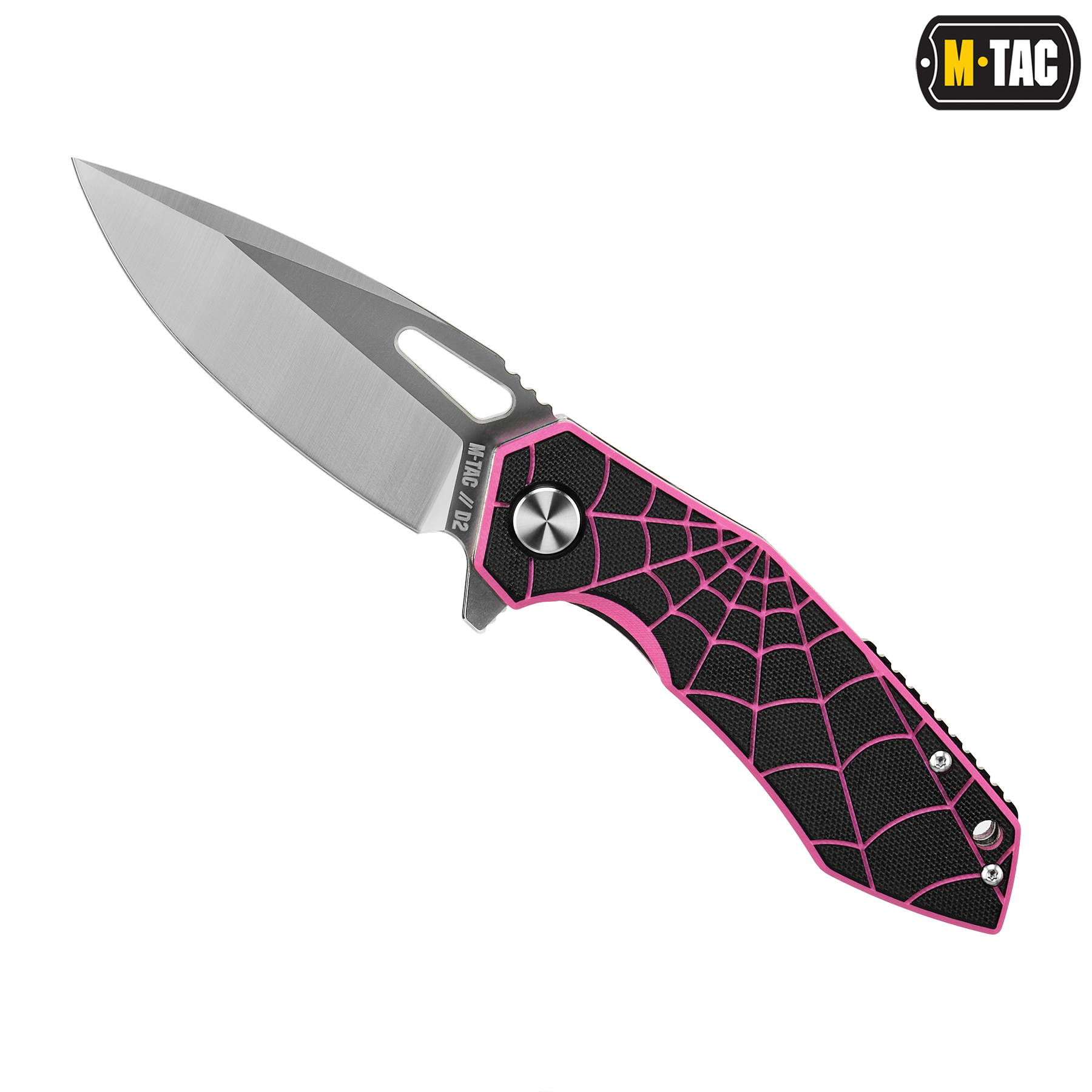 M-Tac ніж складний Type 12 Spider Web Black/Pink/Steel M-Tac ніж складний Type 12 Spider Web Black/Pink/Steel - Зображення 4