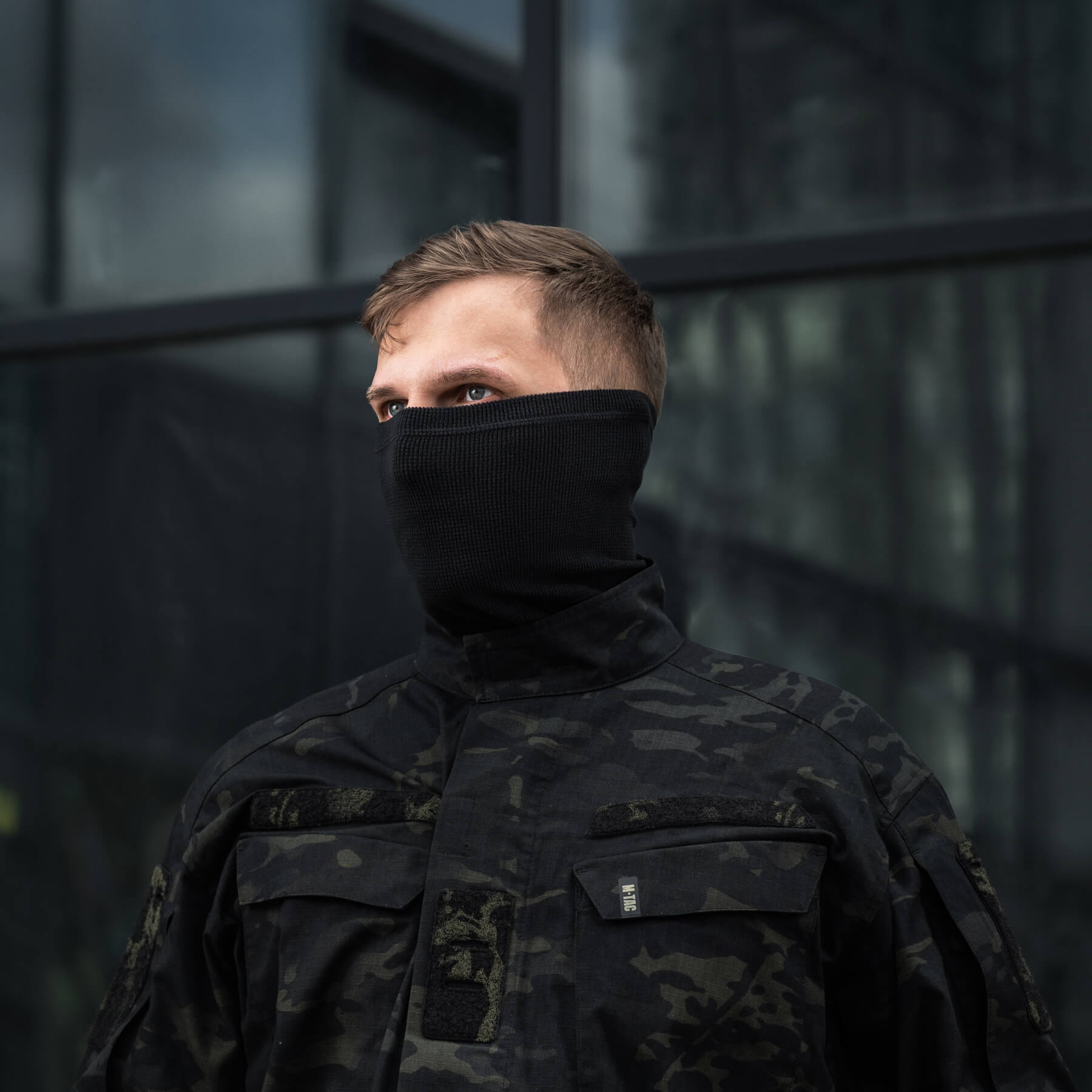 M-Tac шарф-труба анатомічний мікрофліс ріп-стоп Black M-Tac шарф-труба анатомічний мікрофліс ріп-стоп Black - Зображення 11