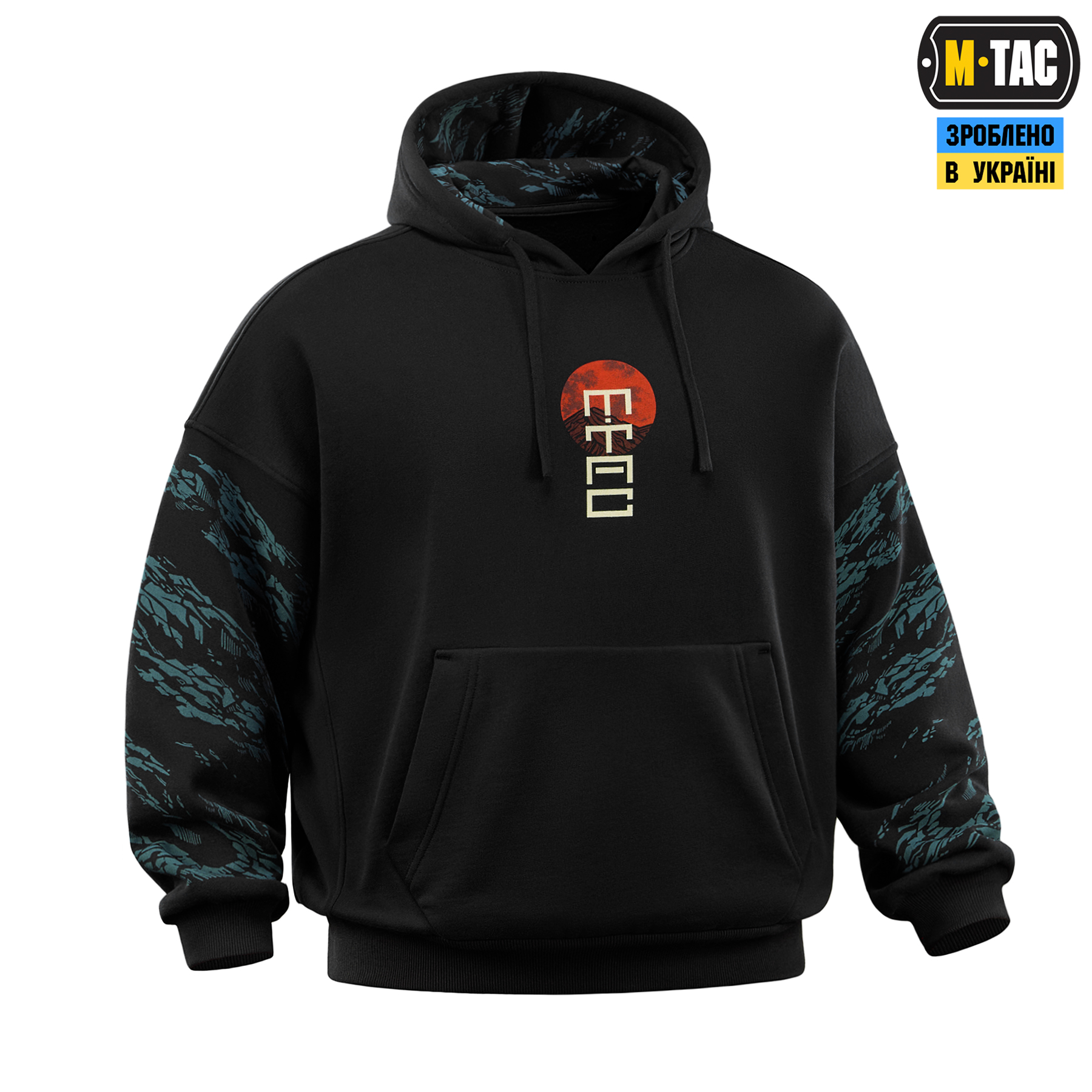 M-Tac кофта Hoodie Two samurai Oversize Cotton Hard Black M-Tac кофта Hoodie Two samurai Oversize Cotton Hard Black — изображение 4
