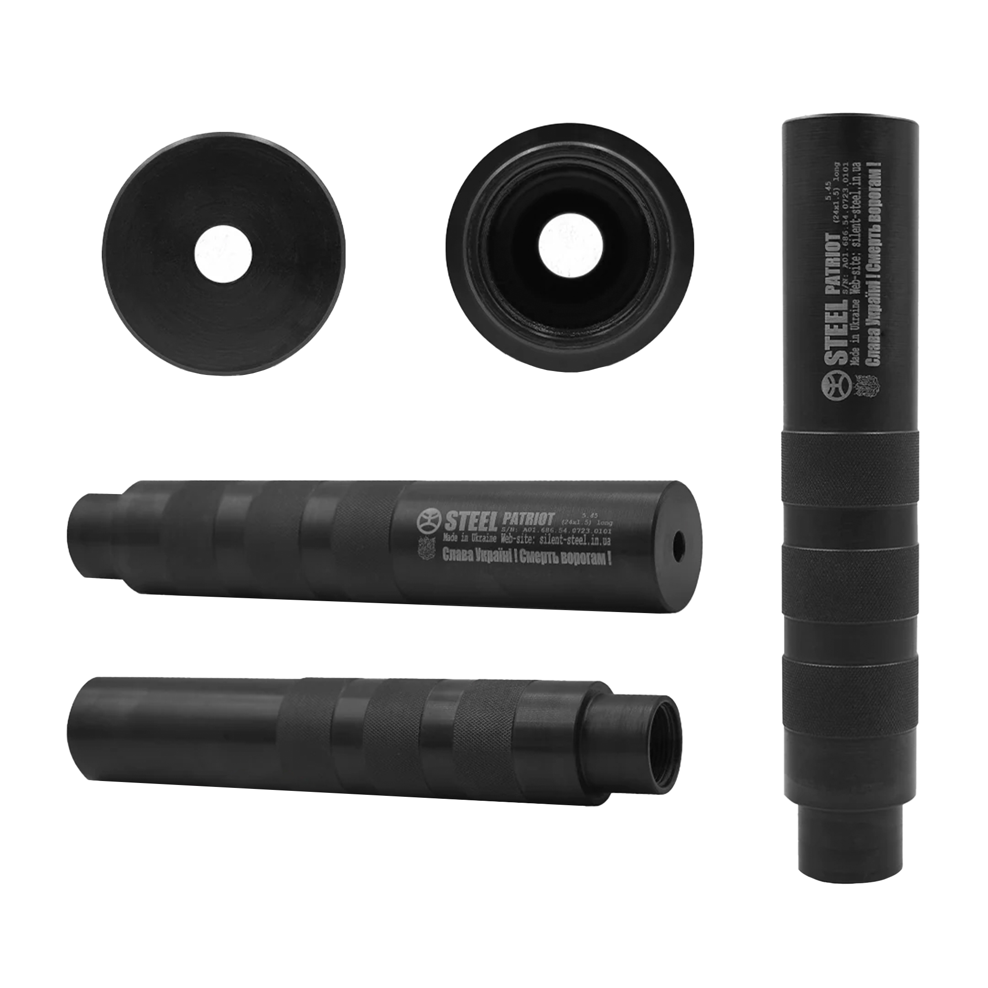 Steel Саундмодератор PATRIOT 5.45 24x1.5 для АК 74 Steel Саундмодератор PATRIOT 5.45 24x1.5 для АК 74
