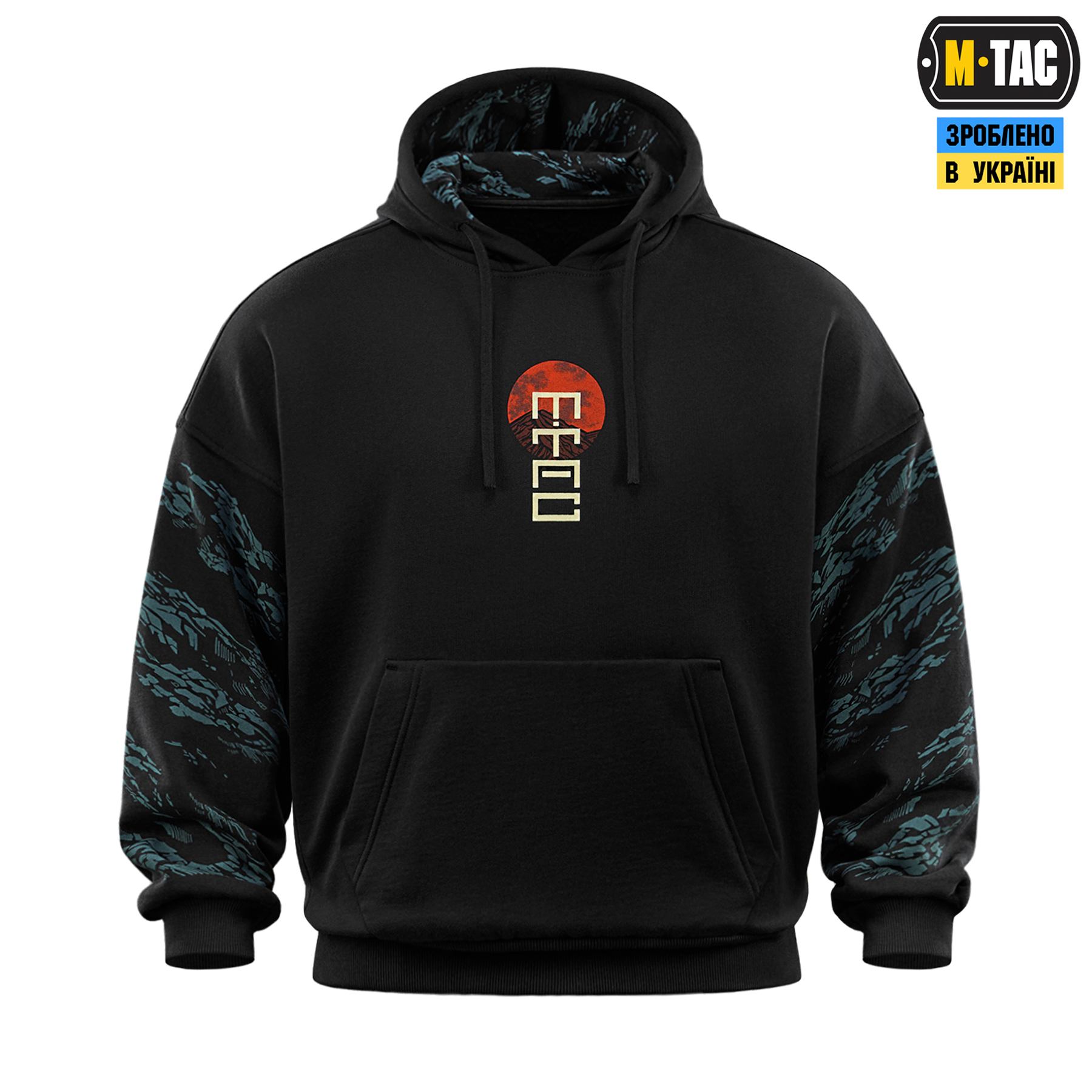 M-Tac кофта Hoodie Two samurai Oversize Cotton Hard Black M-Tac кофта Hoodie Two samurai Oversize Cotton Hard Black — изображение 3