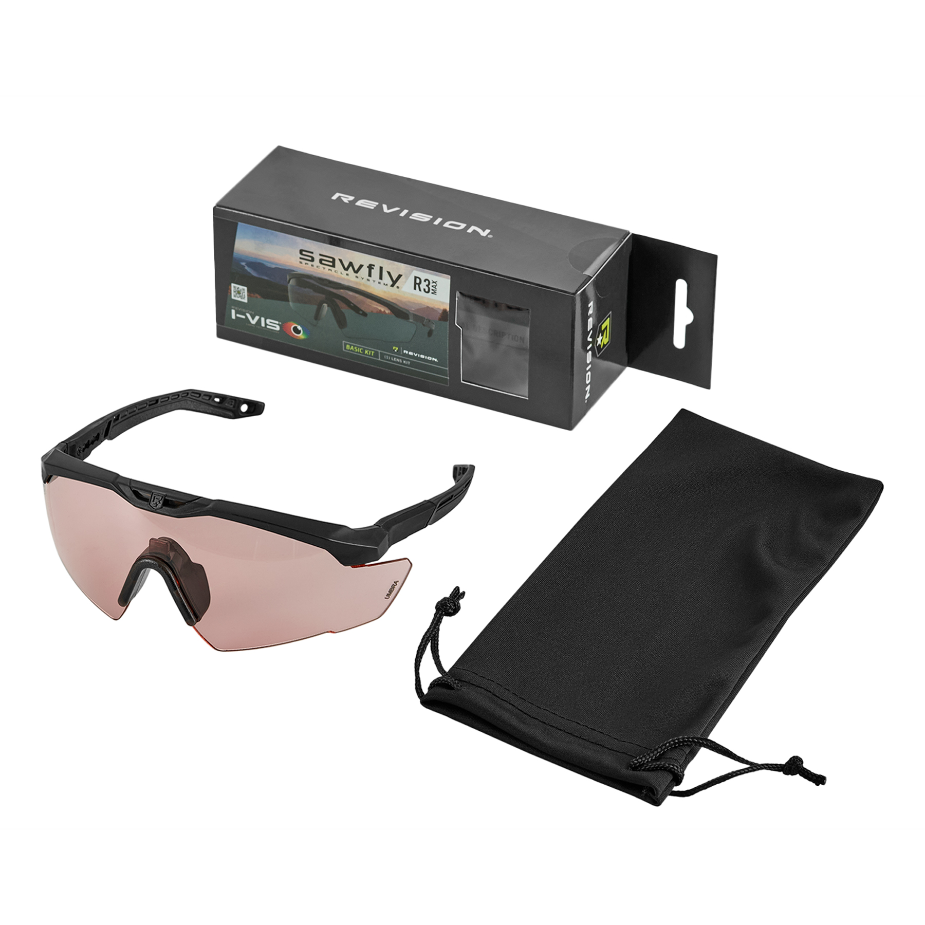 Revision окуляри Sawfly R3 Max Black Frame I-Vis Umbra Lens Regular Revision окуляри Sawfly R3 Max Black Frame I-Vis Umbra Lens Regular - Зображення 6