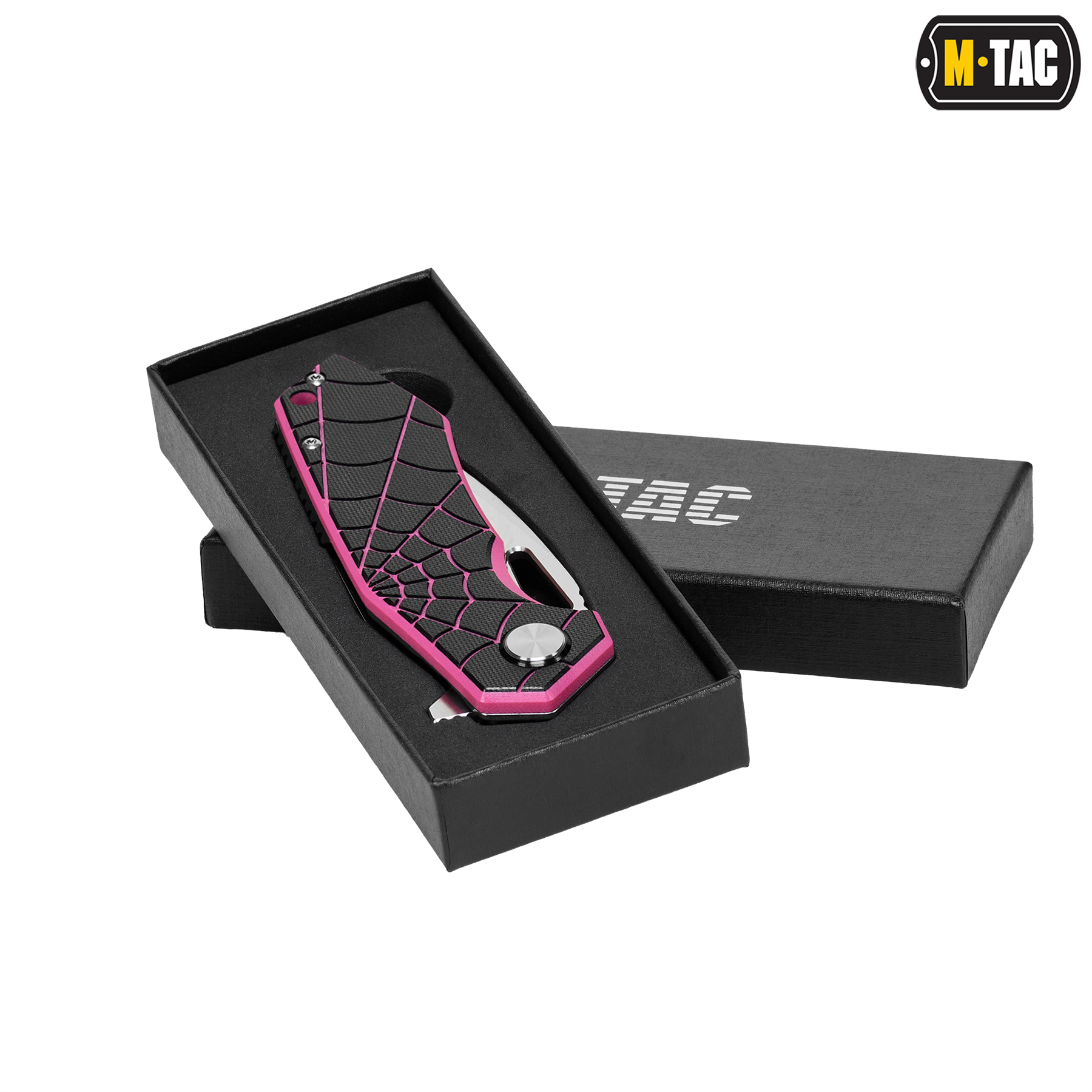 M-Tac ніж складний Type 12 Spider Web Black/Pink/Steel M-Tac ніж складний Type 12 Spider Web Black/Pink/Steel - Зображення 9