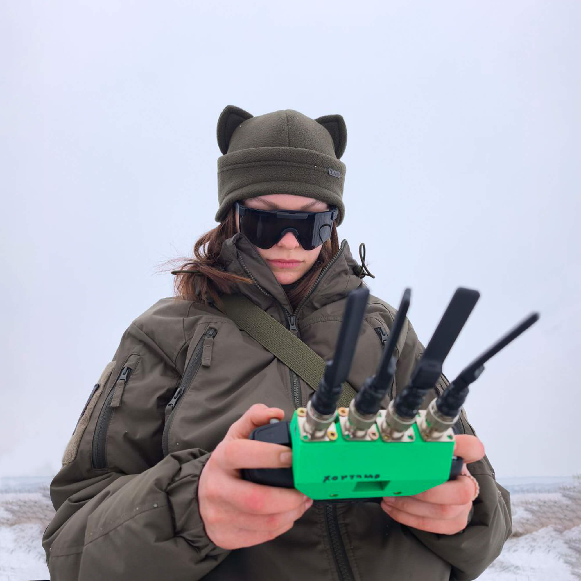 TUR Gear вухата шапка фліс Ranger Green TUR Gear вухата шапка фліс Ranger Green - Зображення 7