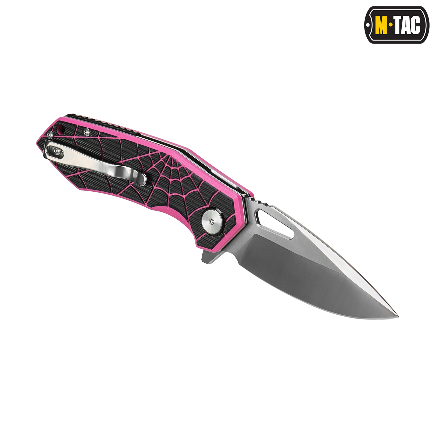 M-Tac ніж складний Type 12 Spider Web Black/Pink/Steel M-Tac ніж складний Type 12 Spider Web Black/Pink/Steel - Зображення 3