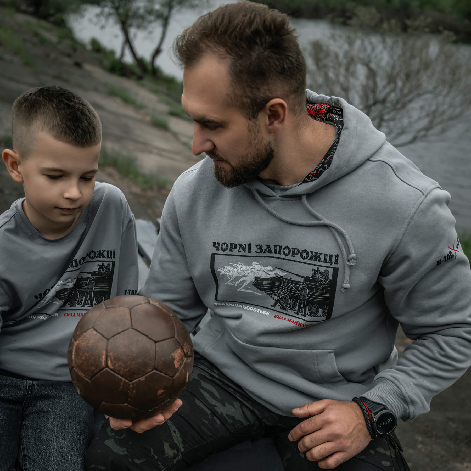 M-Tac кофта Hoodie Чорні Запорожці Cotton Hard Light Grey M-Tac кофта Hoodie Чорні Запорожці Cotton Hard Light Grey — изображение 18