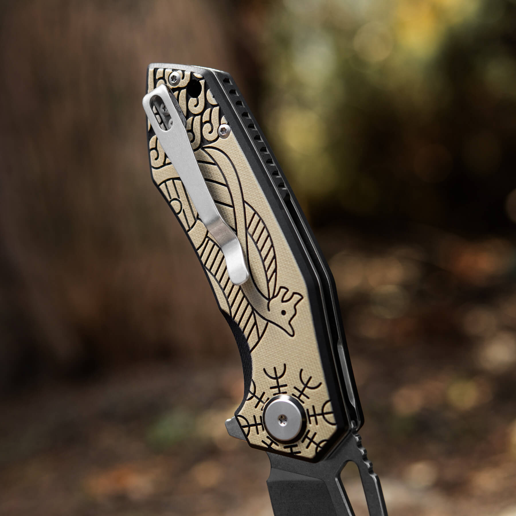 M-Tac ніж складний Type 12 Scandinavian Stonewash Black/Sand M-Tac ніж складний Type 12 Scandinavian Stonewash Black/Sand - Зображення 18