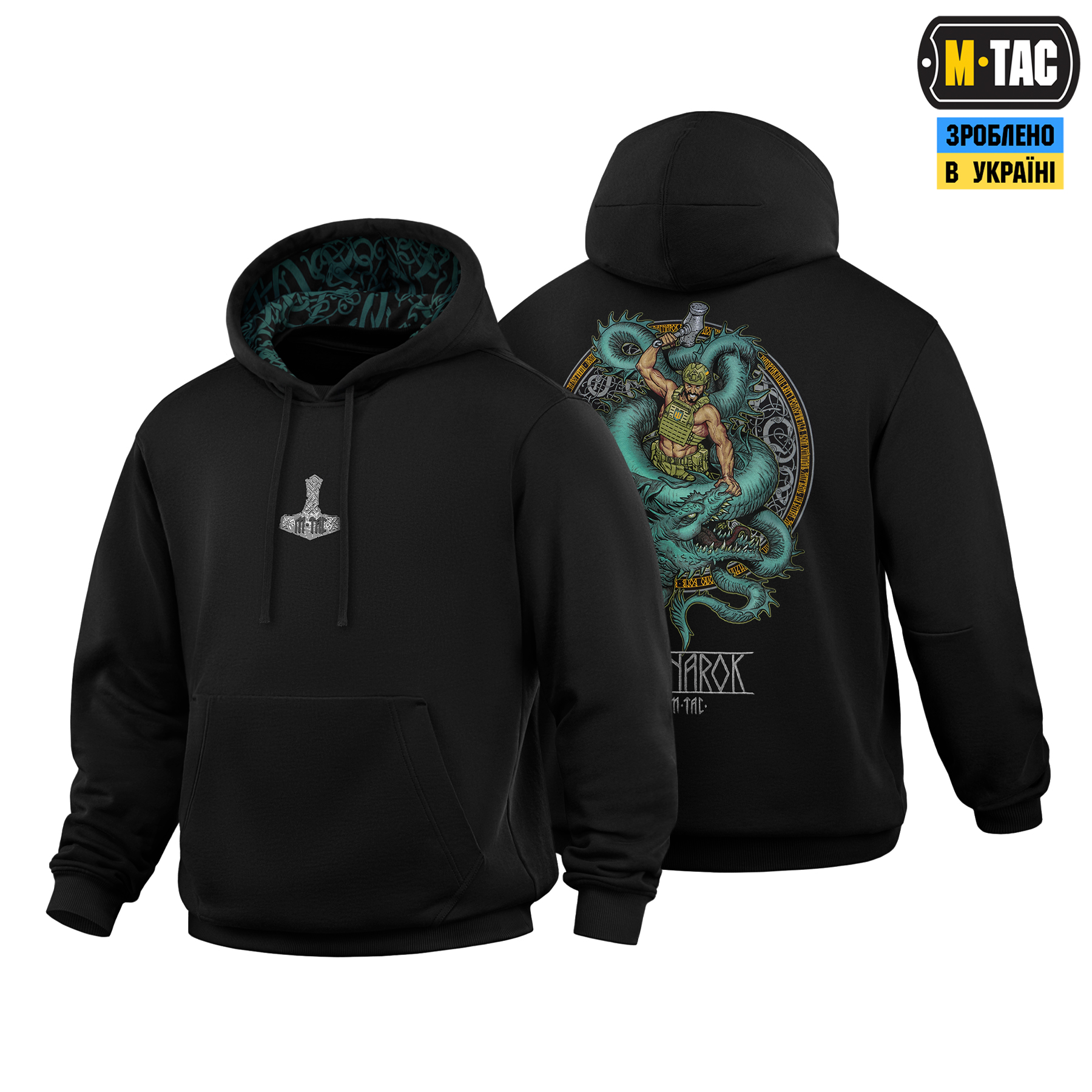 M-Tac кофта Hoodie Ragnarok Cotton Hard Black M-Tac кофта Hoodie Ragnarok Cotton Hard Black