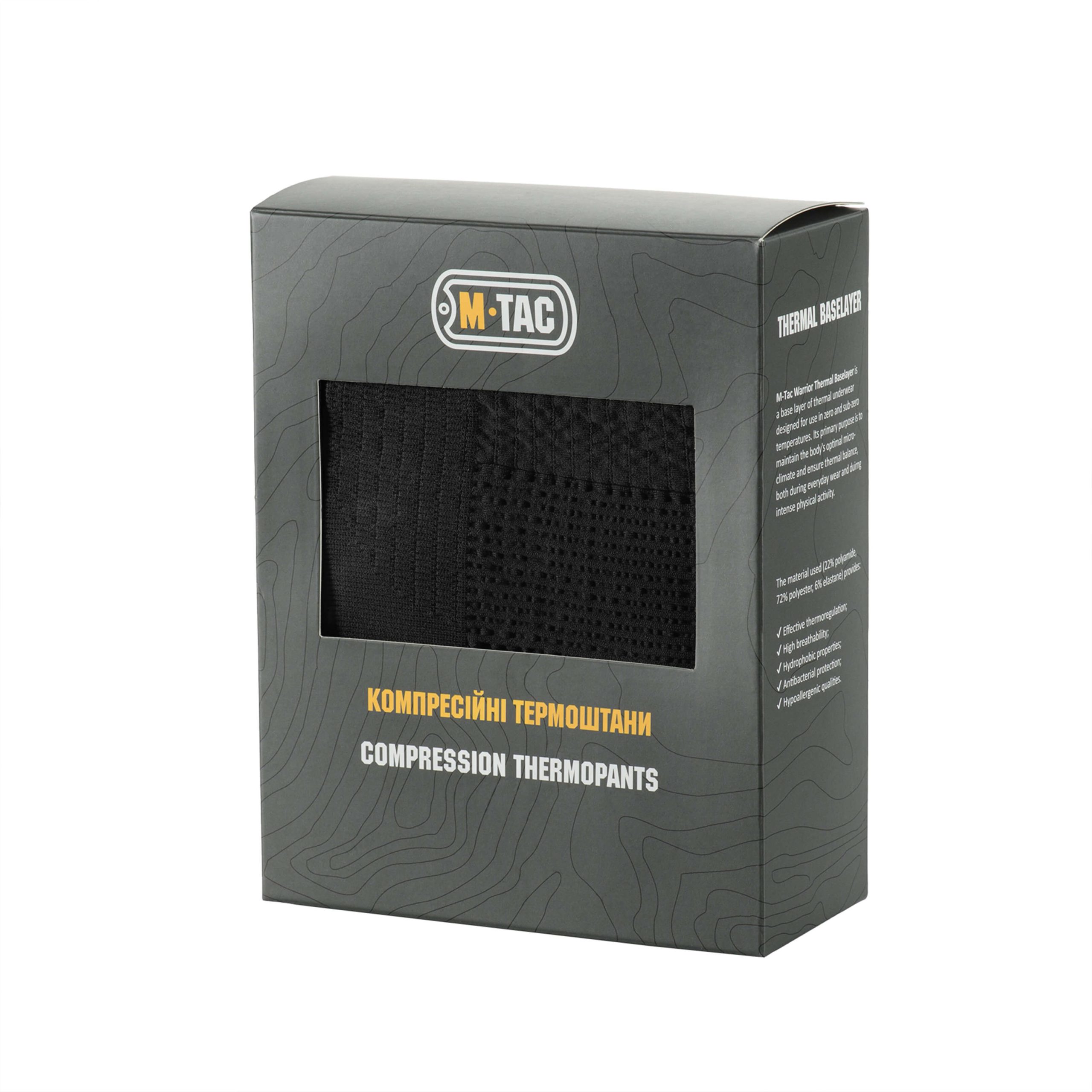 M-Tac термоштани компресійні Black/Dark Grey M-Tac термоштани компресійні Black/Dark Grey - Зображення 14