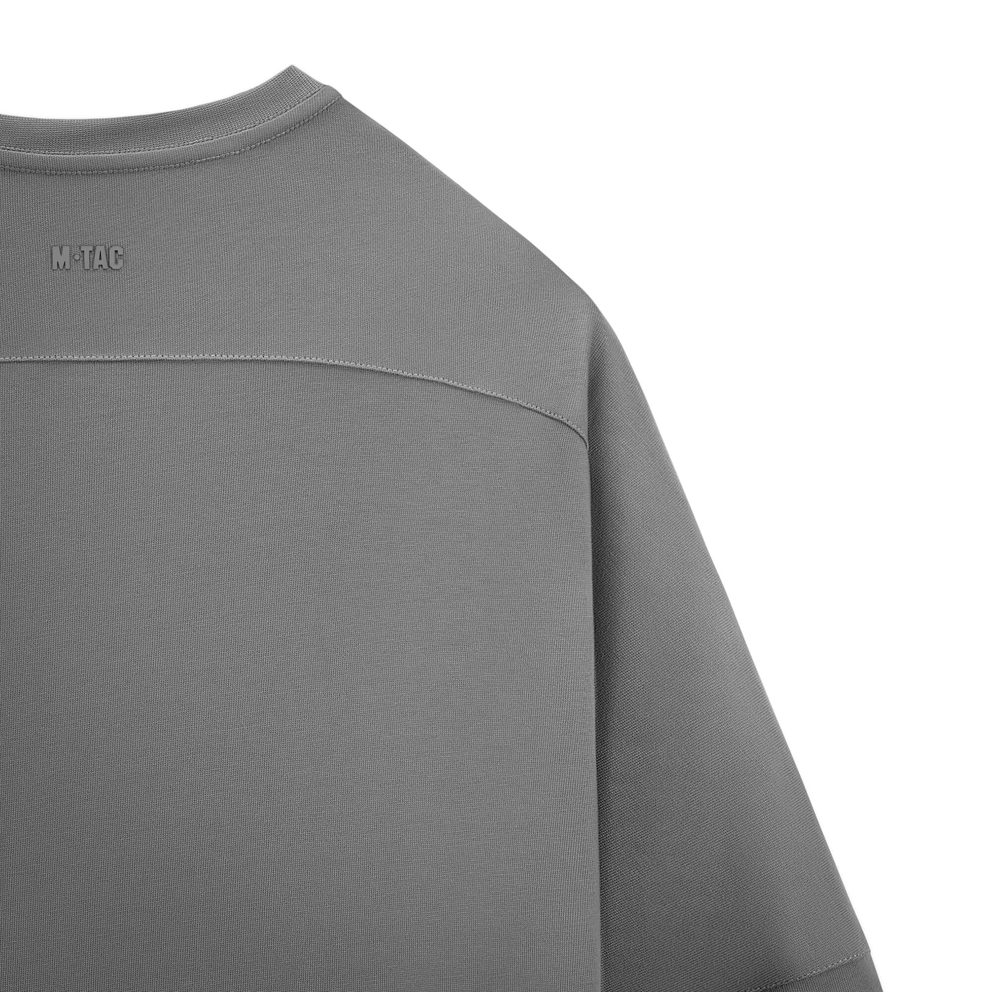 Phantom Project/M-Tac футболка Long Zipper combo Cotton Nylon Light Grey Phantom Project/M-Tac футболка Long Zipper combo Cotton Nylon Light Grey - Зображення 4