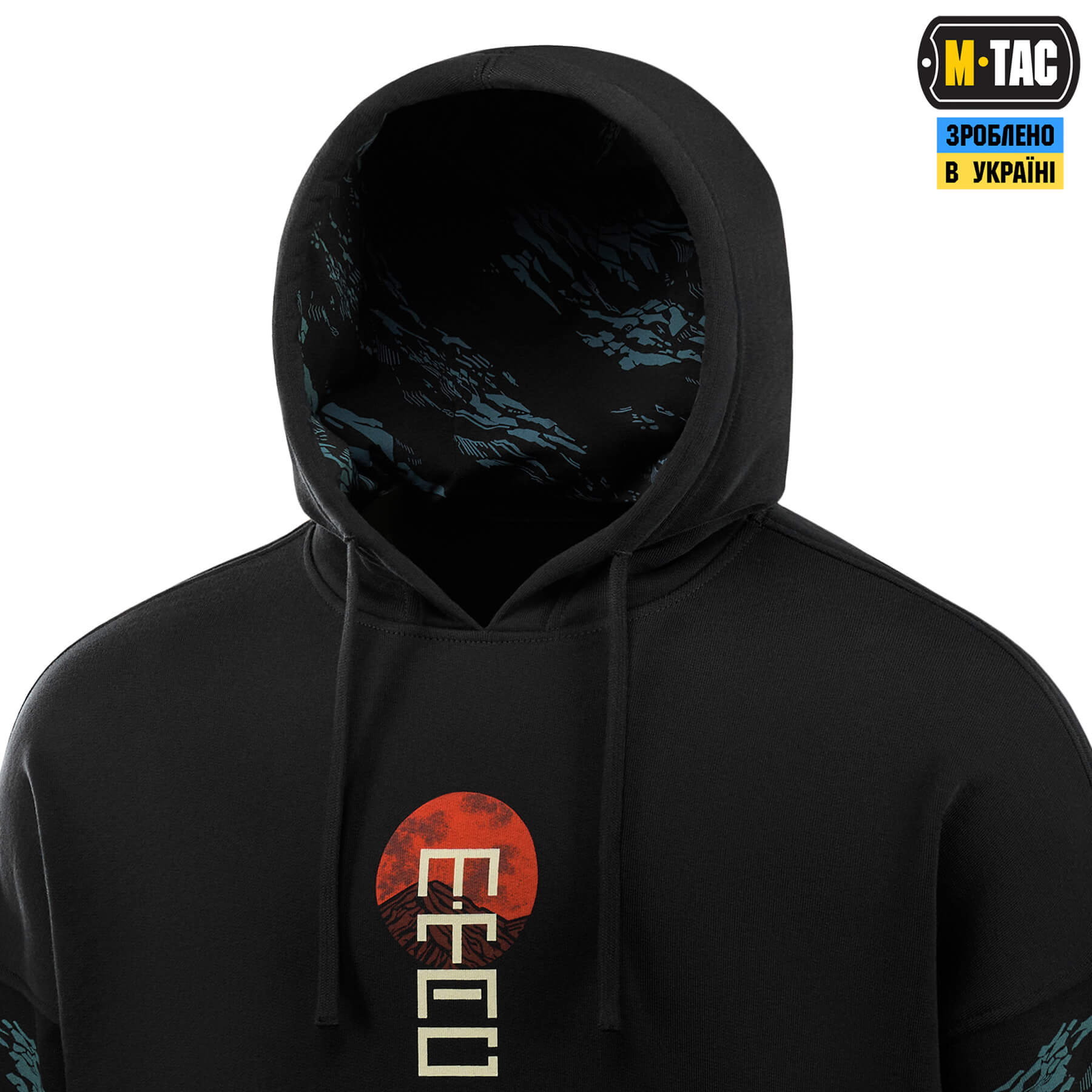 M-Tac кофта Hoodie Two samurai Oversize Cotton Hard Black M-Tac кофта Hoodie Two samurai Oversize Cotton Hard Black — изображение 7
