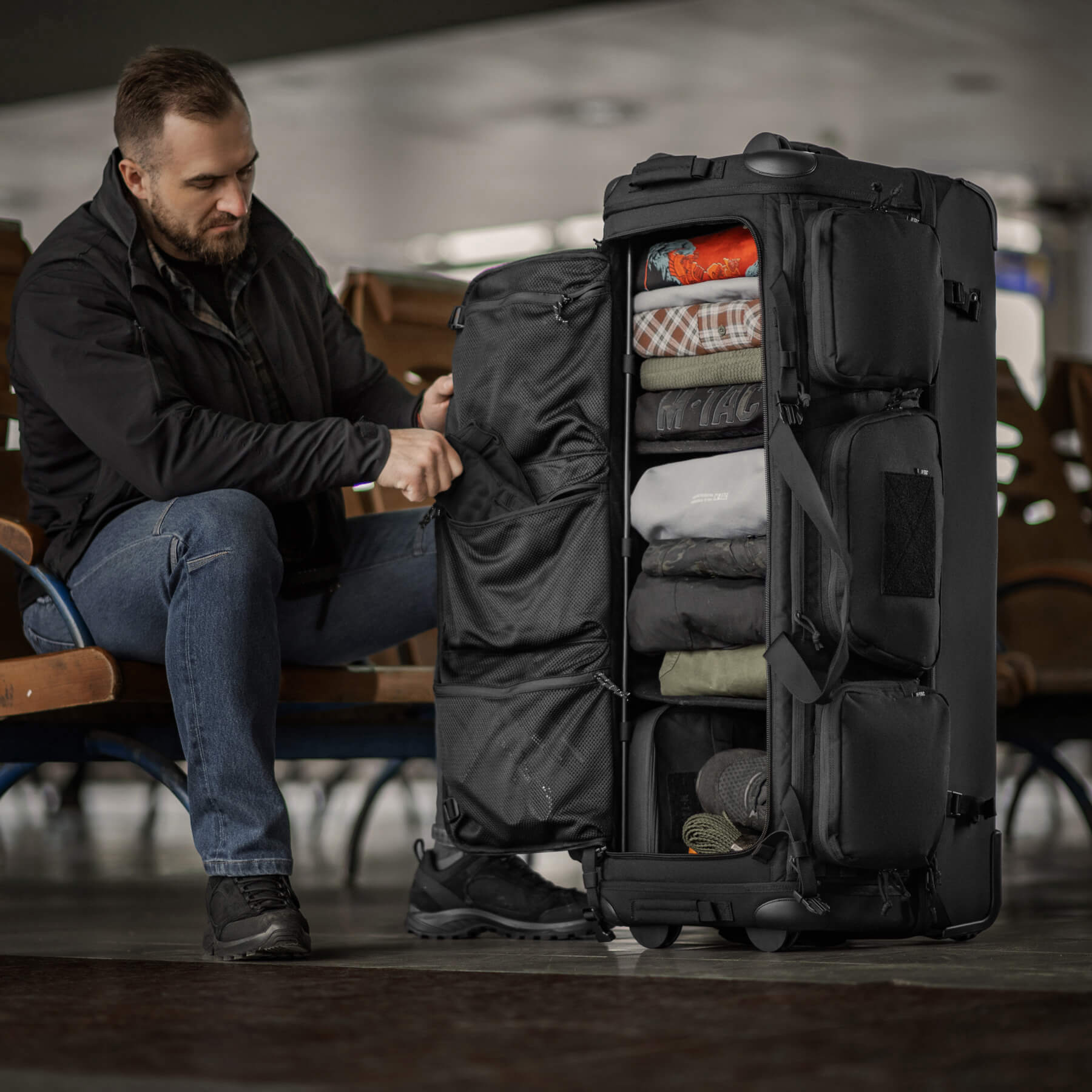 M-Tac сумка транспортна 185л Black M-Tac сумка транспортна 185л Black - Зображення 47